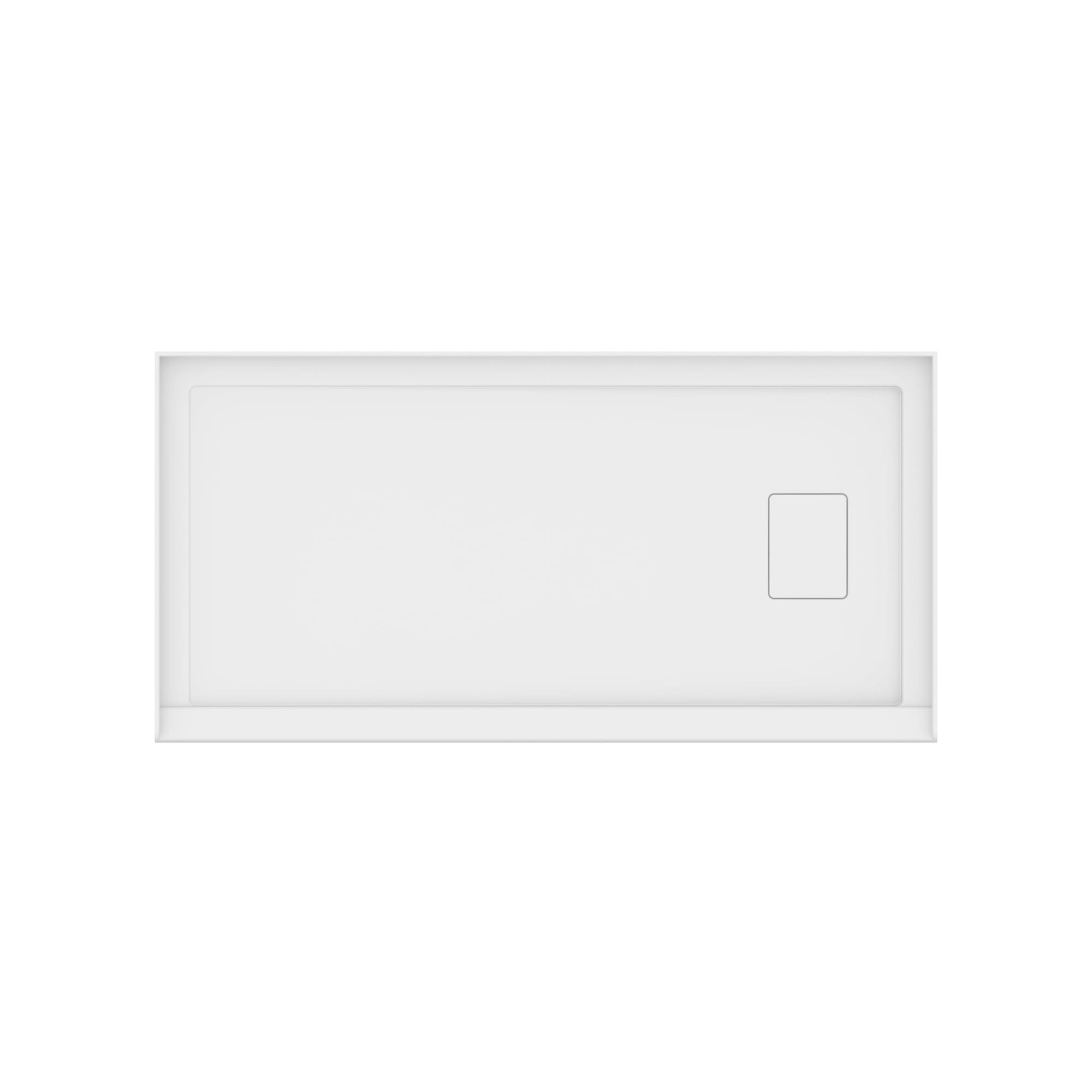 Neptune Rouge Acrylic Shower Base in White