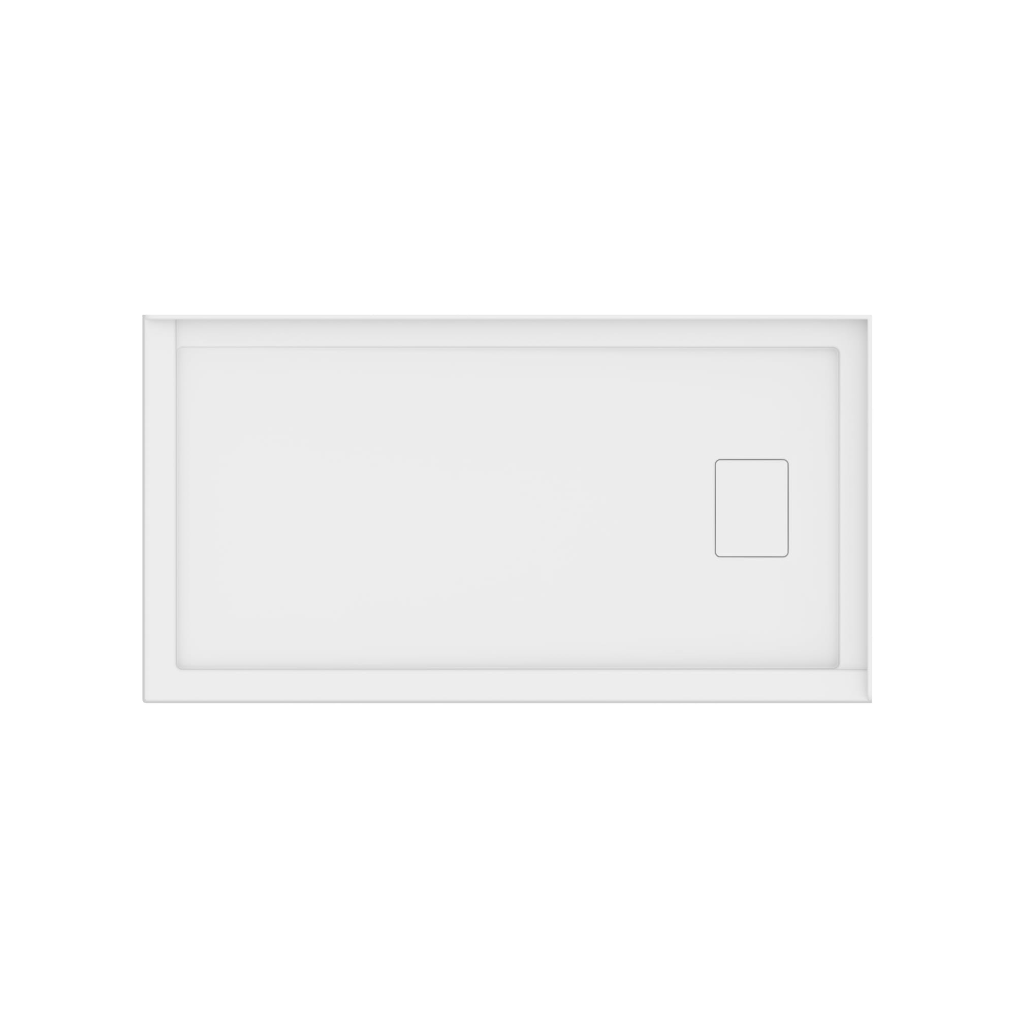 Neptune Rouge Acrylic Shower Base in White