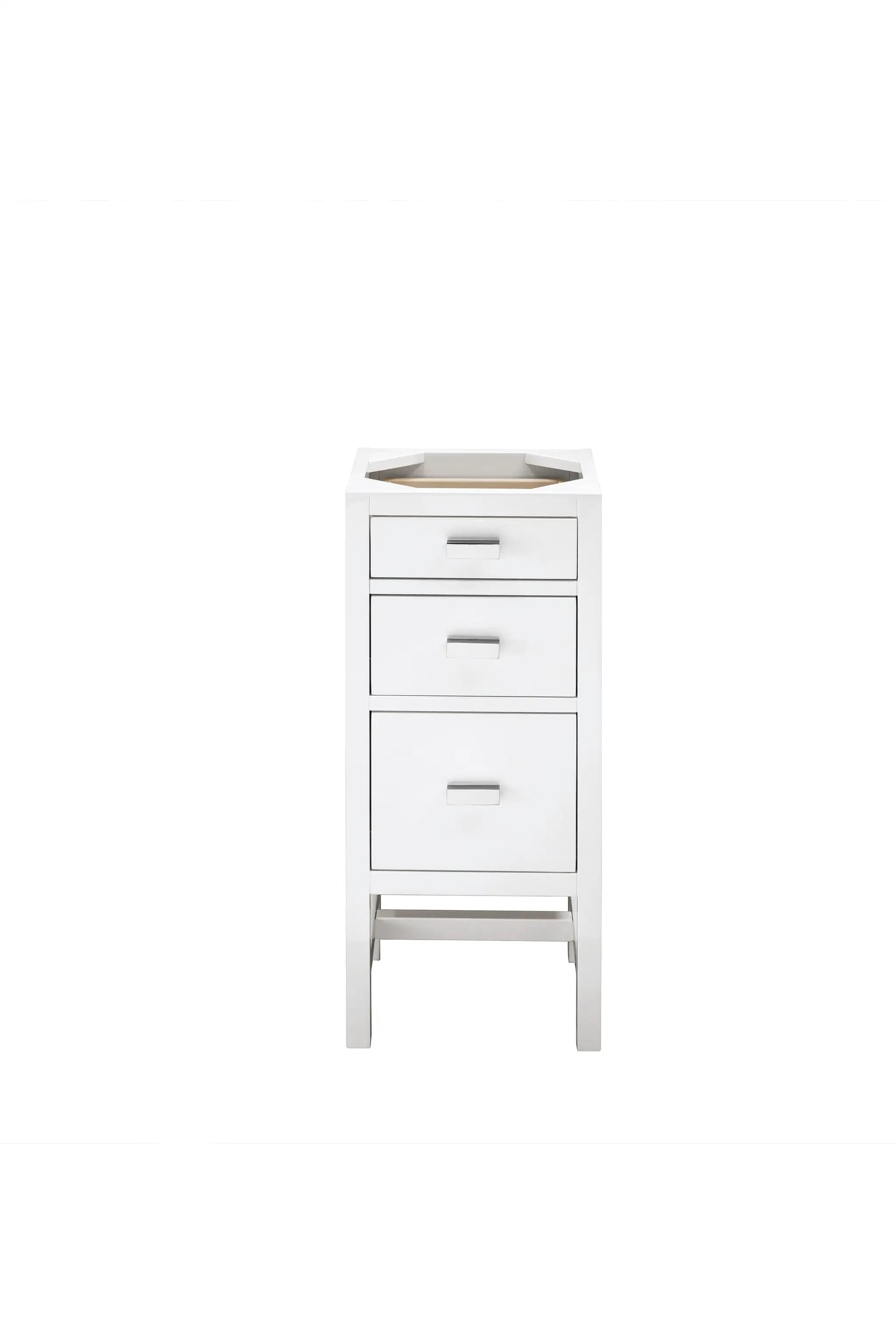 James Martin Addison 15" Base Cabinet Set - Glossy White by James Martin Vanities