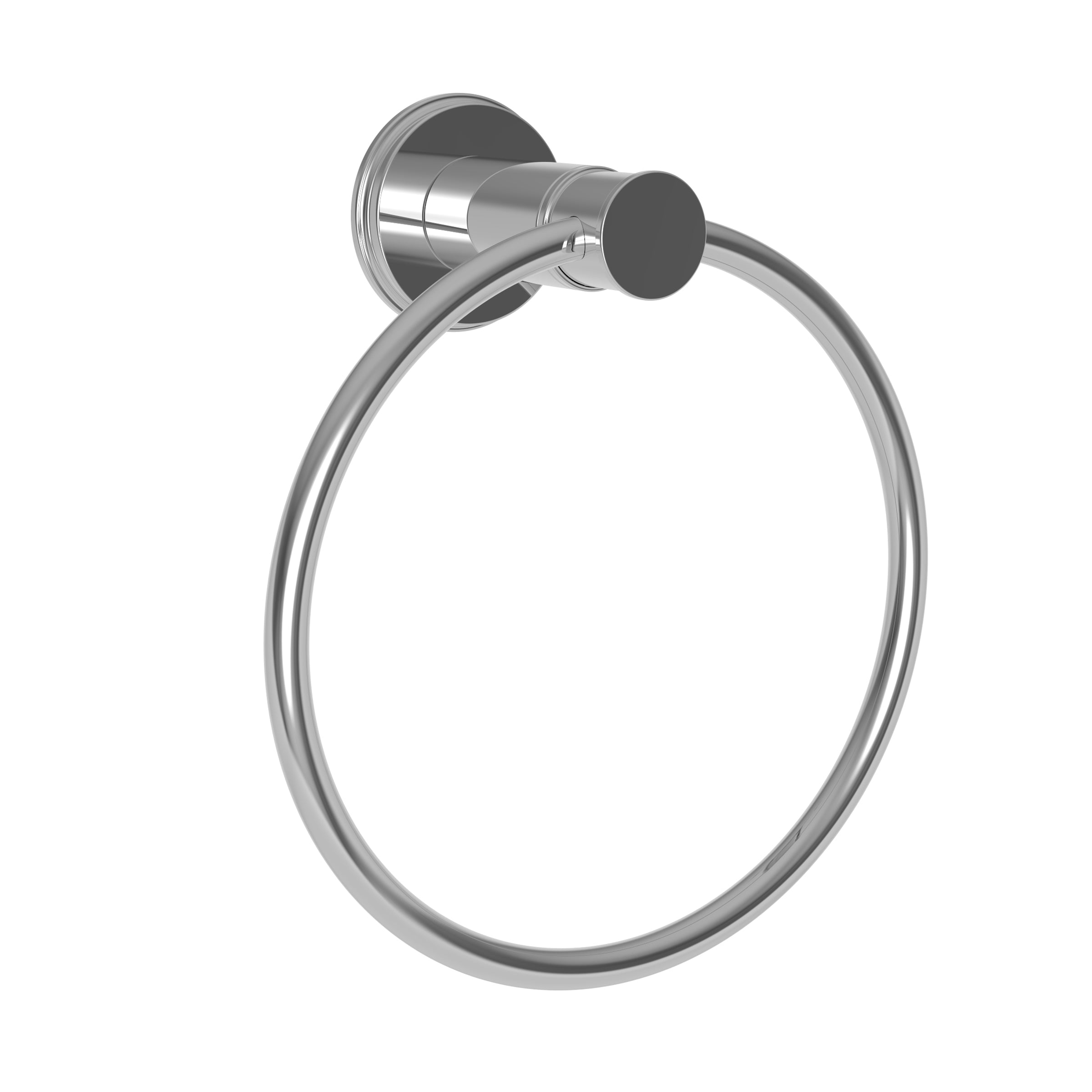 polished chrome towel ring