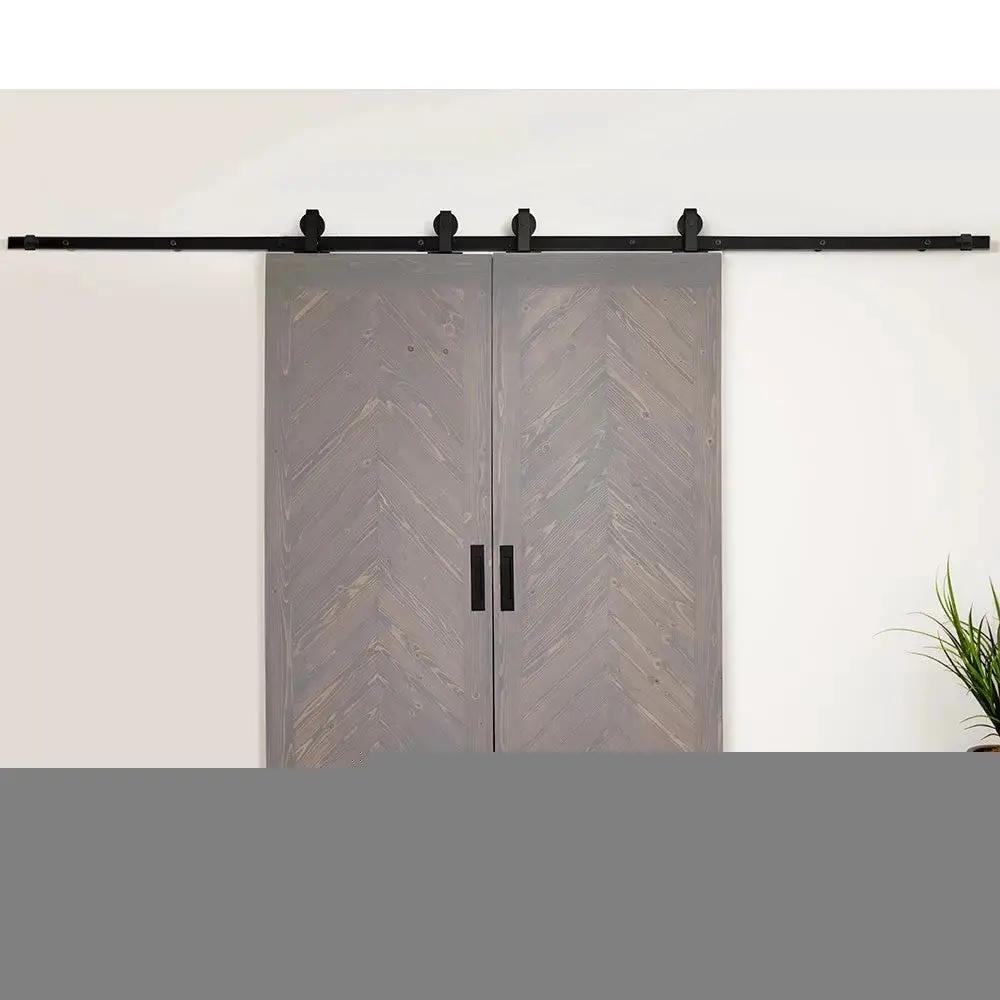 flat black face mount track