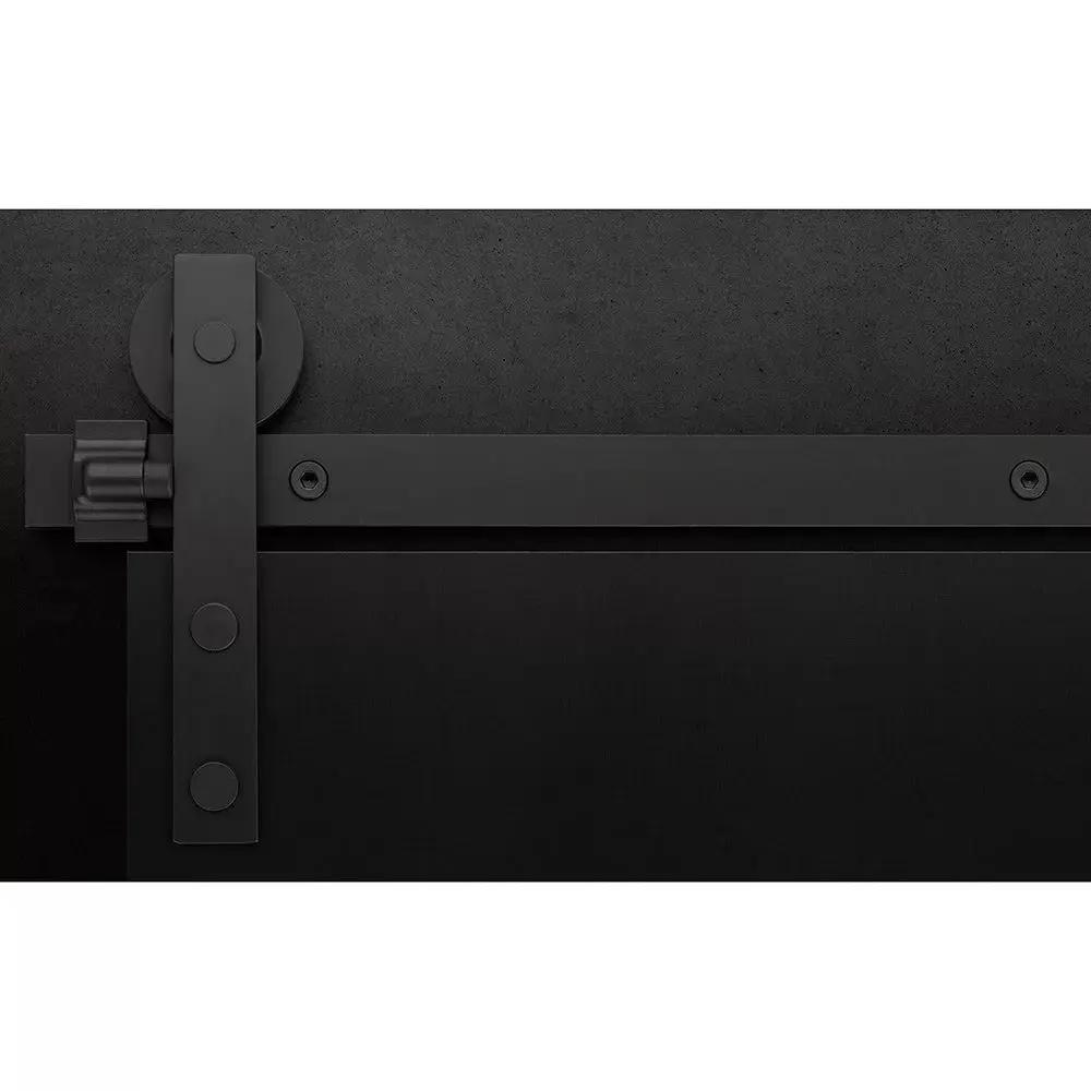 flat black face mount track