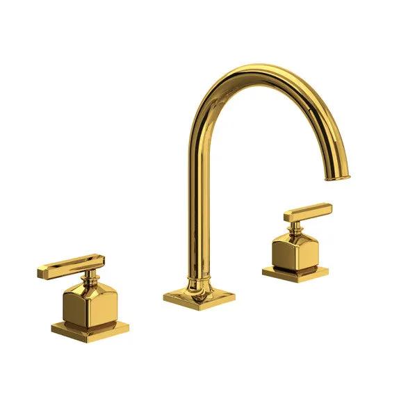Rohl Apothecary Widespread Lavatory Faucet with C-Spout by Rohl
