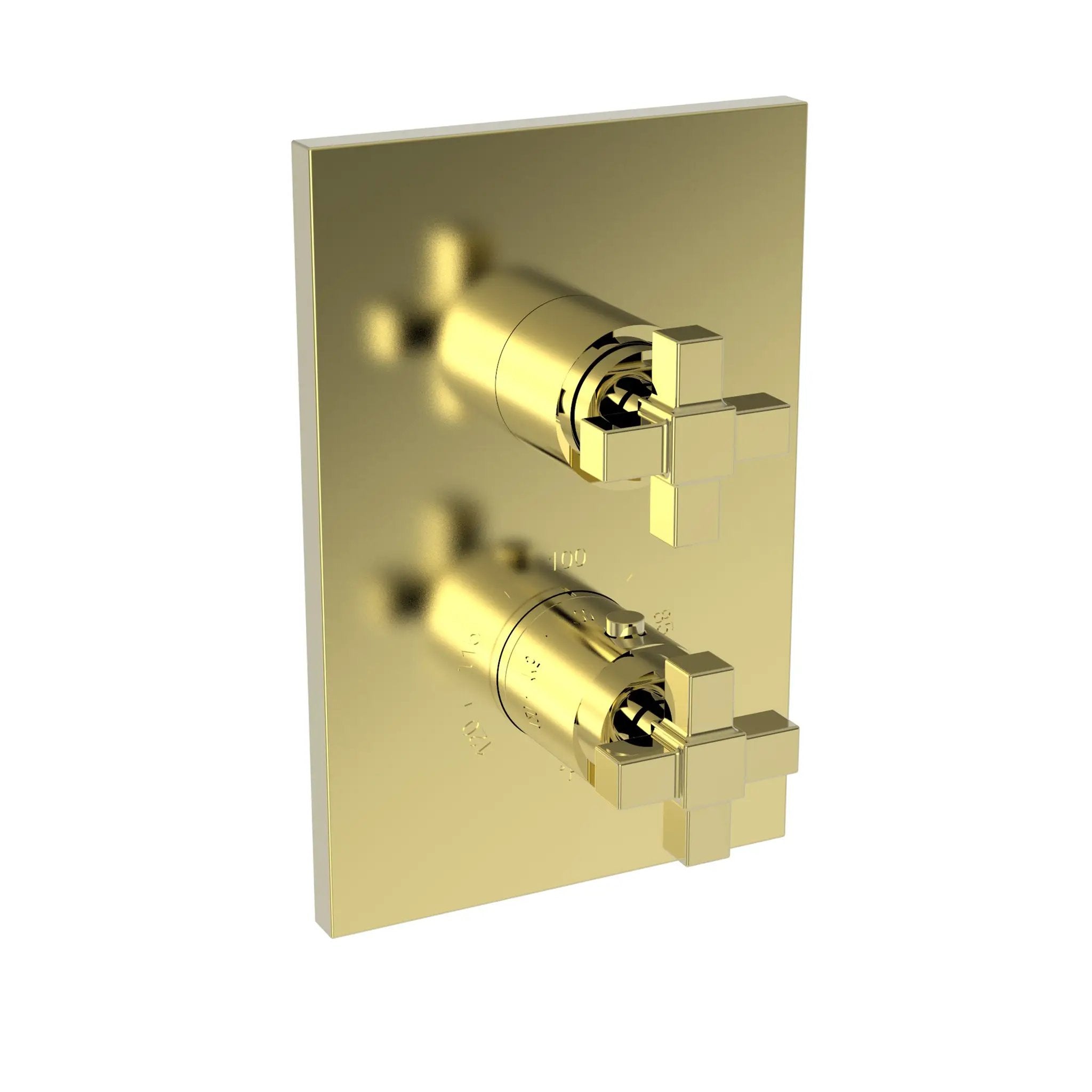 Newport Brass Malvina 1/2" Square Thermostatic Trim Plate with Handle by Newport Brass