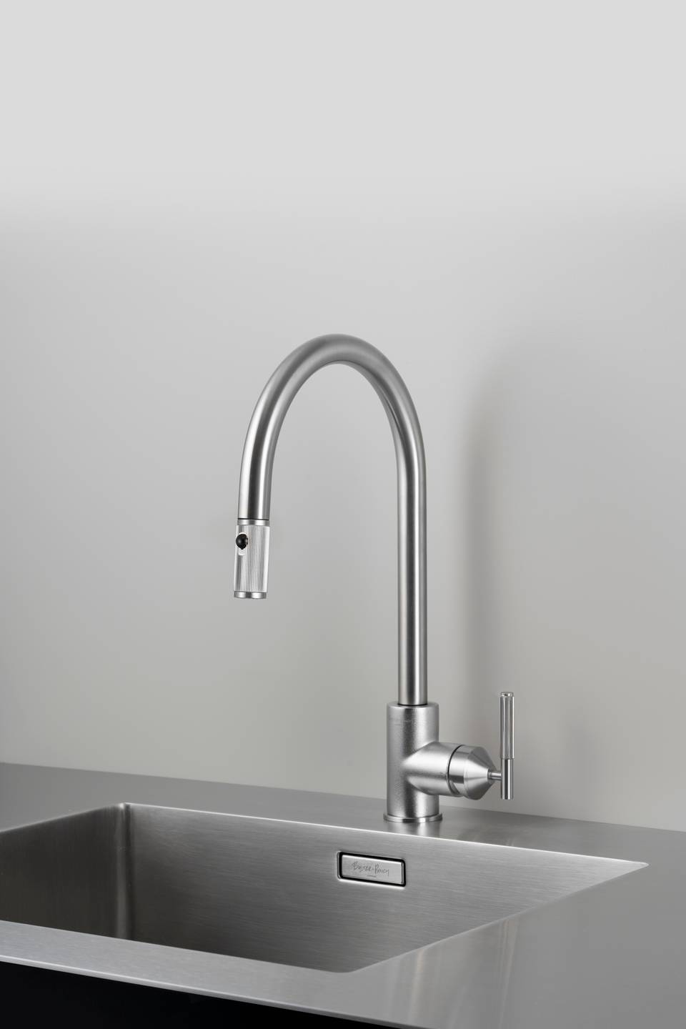 Buster + Punch Linear Pull-out With Dual Spray Kitchen Faucet