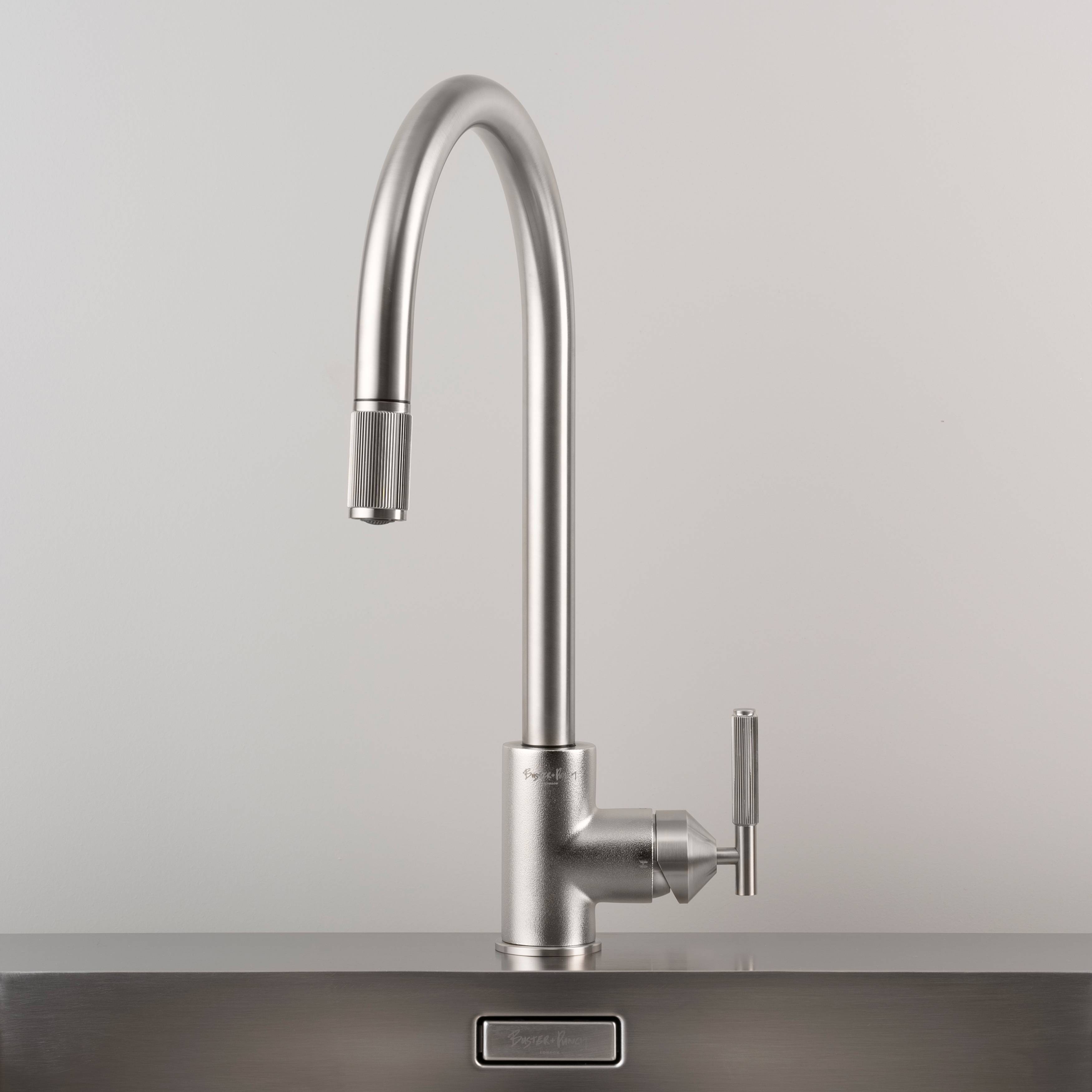 steel kitchen faucet