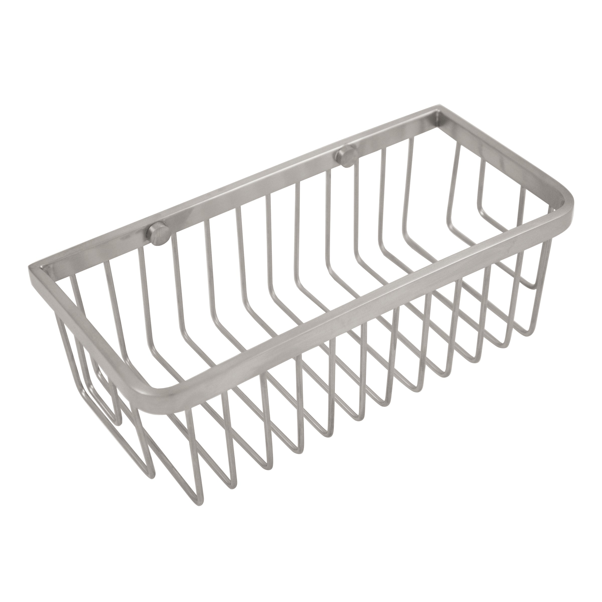 polished chrome wire basket