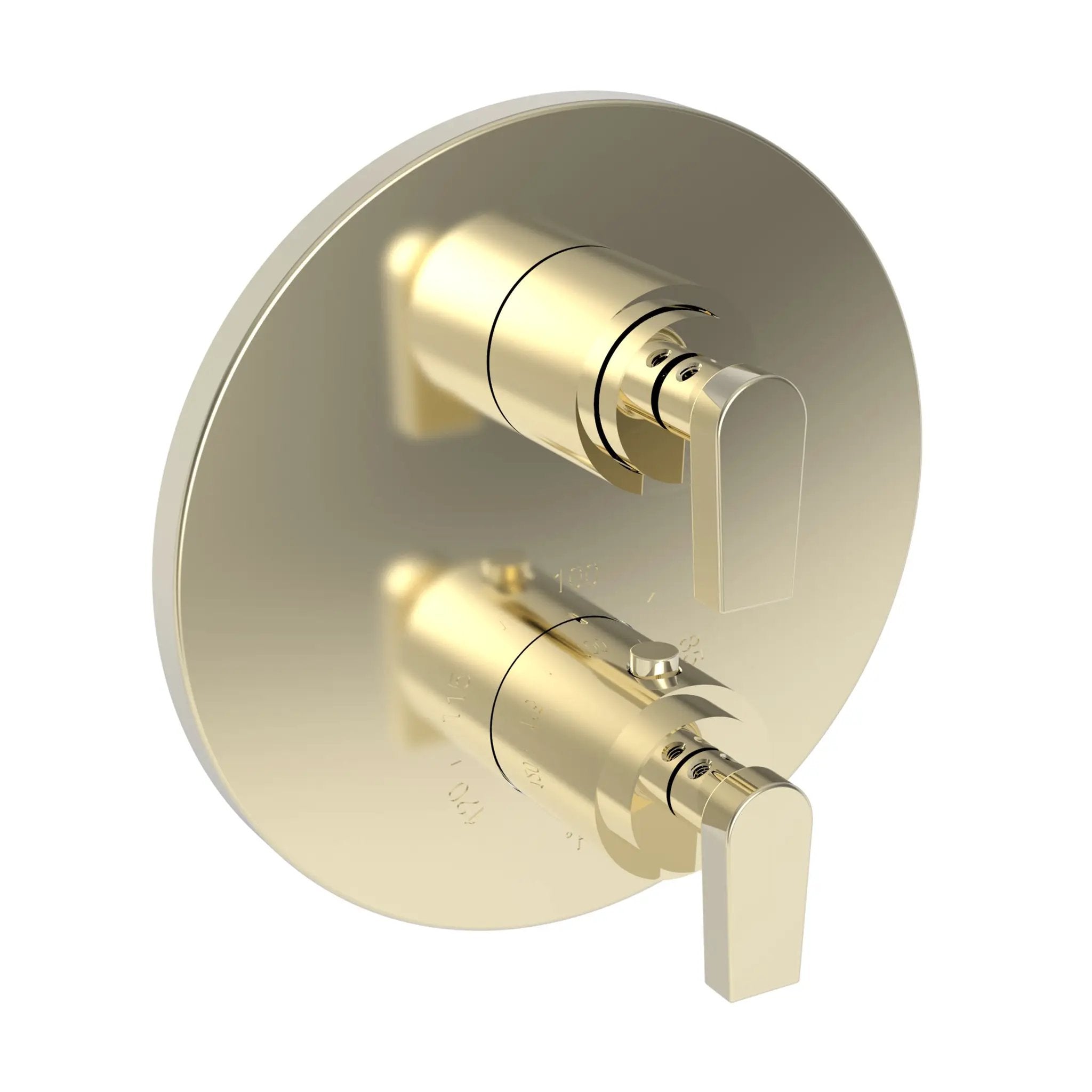 Newport Brass Dorrance 1/2" Round Thermostatic Trim Plate with Handle by Newport Brass