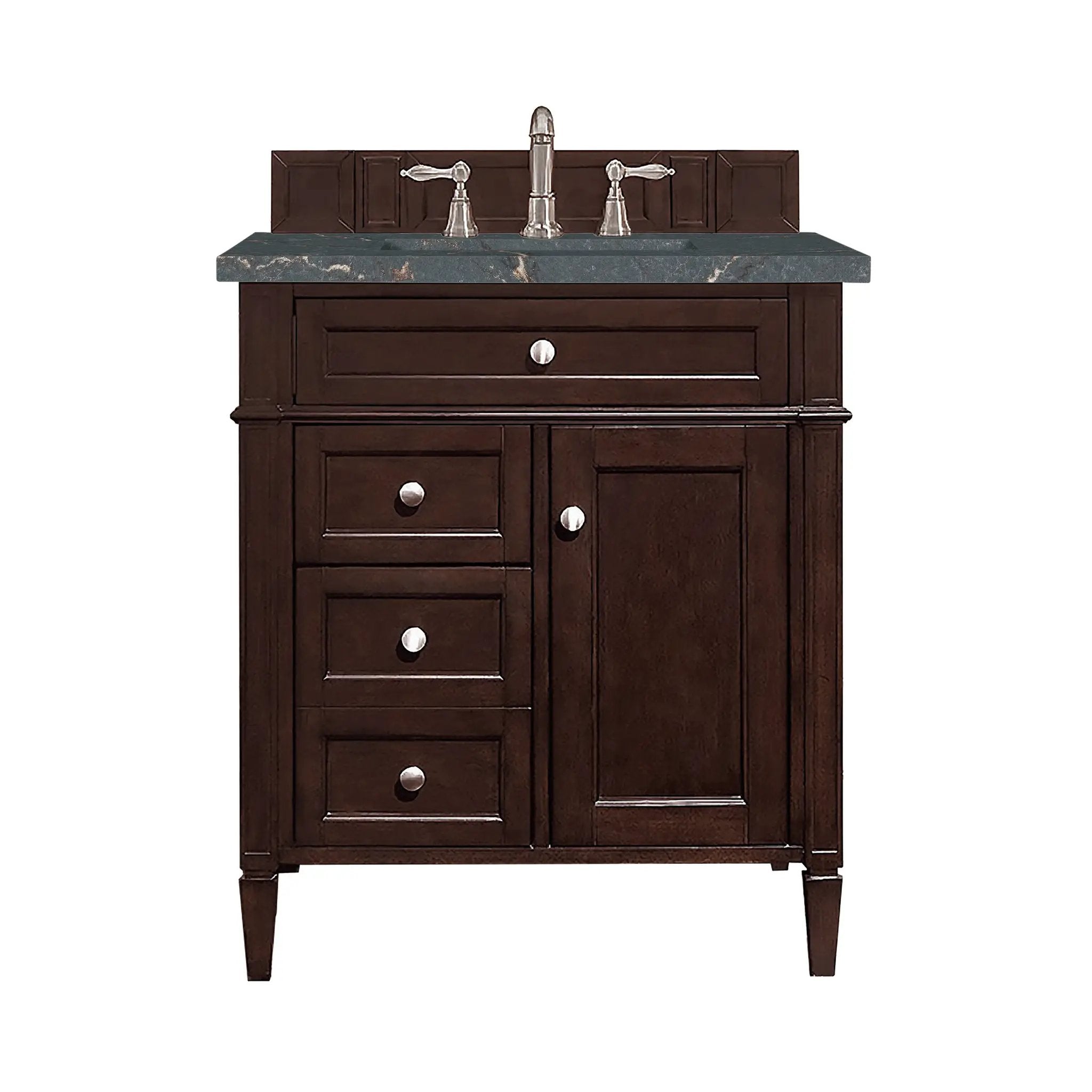 James Martin Brittany 30" Single Vanity Set - Burnished Mahogany by James Martin Vanities