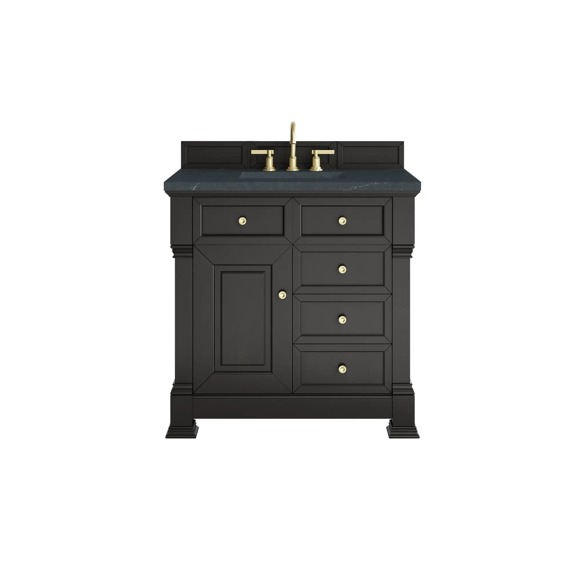 James Martin Brookfield 36" Single Vanity Set - Black Onyx by James Martin Vanities