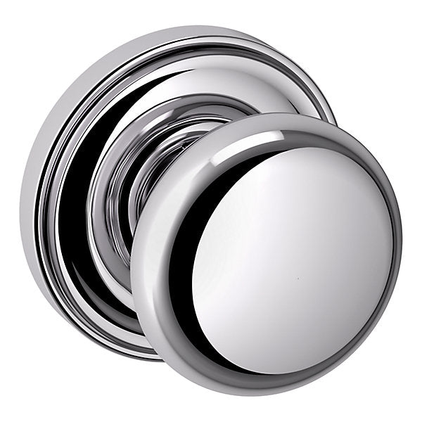 polished chrome knob