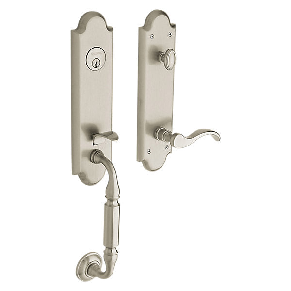 Baldwin Manchester Handleset with 5455V Wave Lever