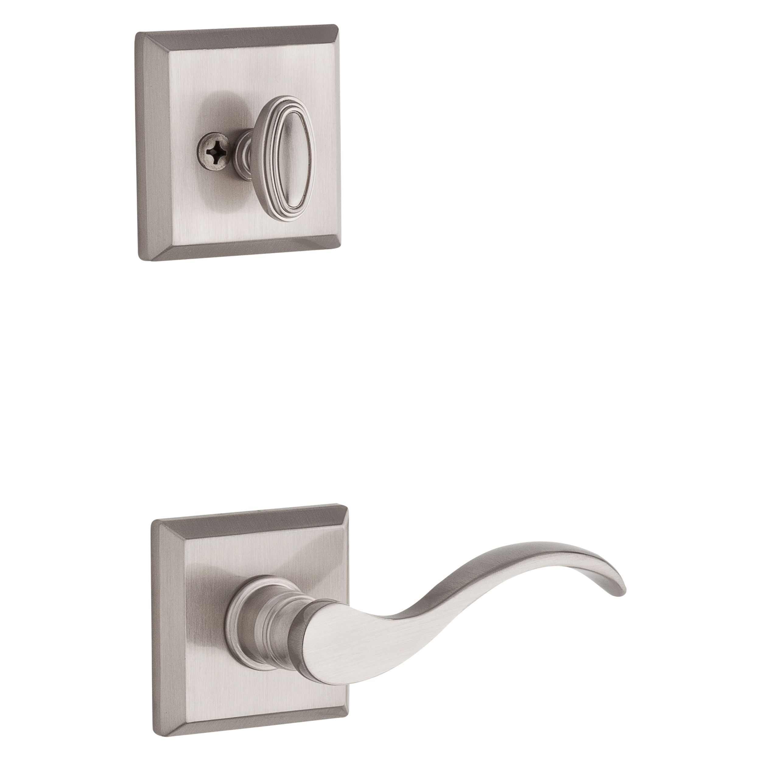 satin nickel door handle