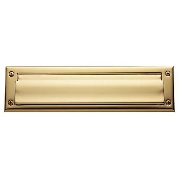 polished brass box plate