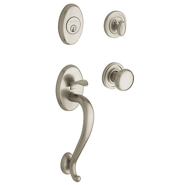 Baldwin Logan Sectional Trim with 5015 Classic Knob/5455V Wave Lever