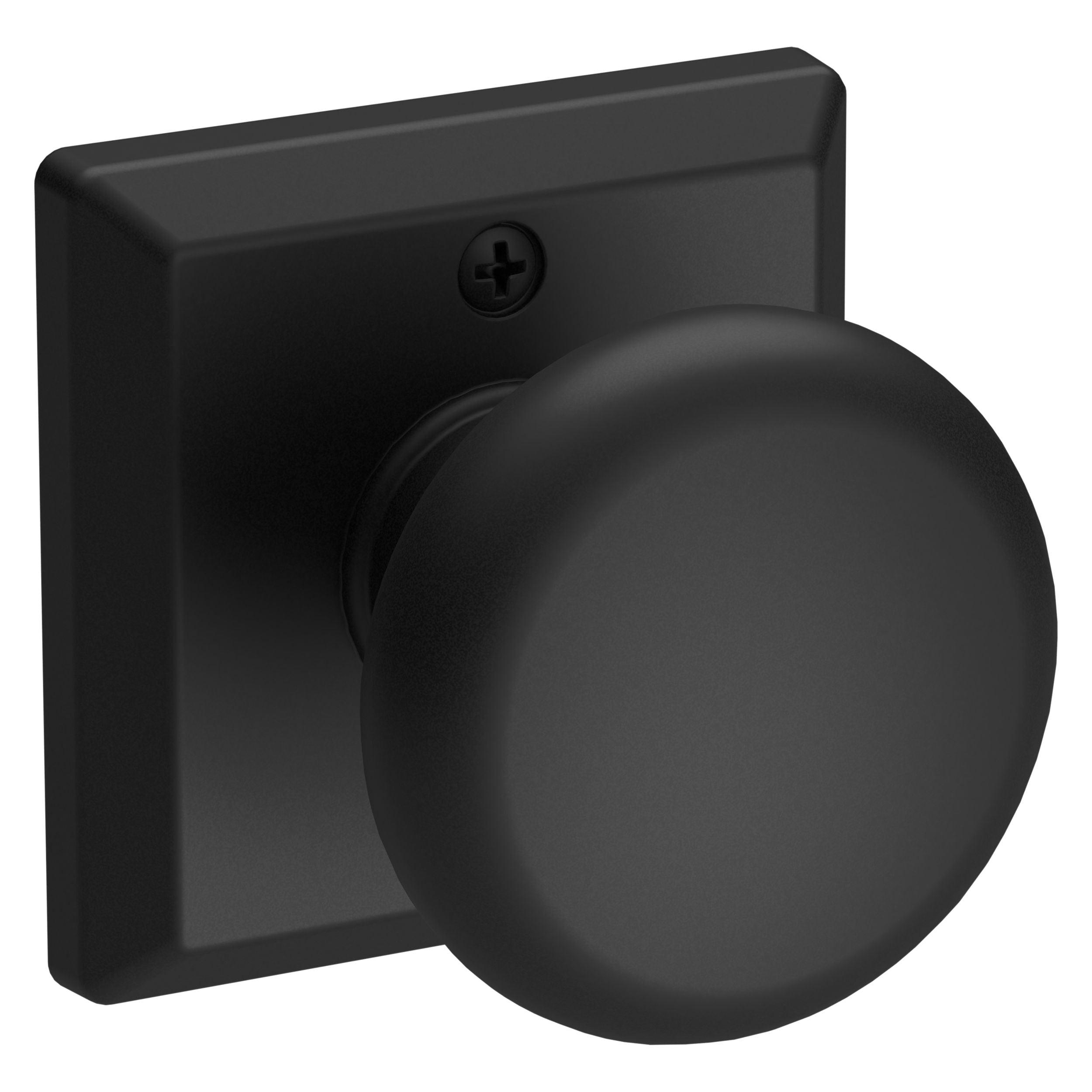 Baldwin Reserve Round Knob and Traditional Square Rose