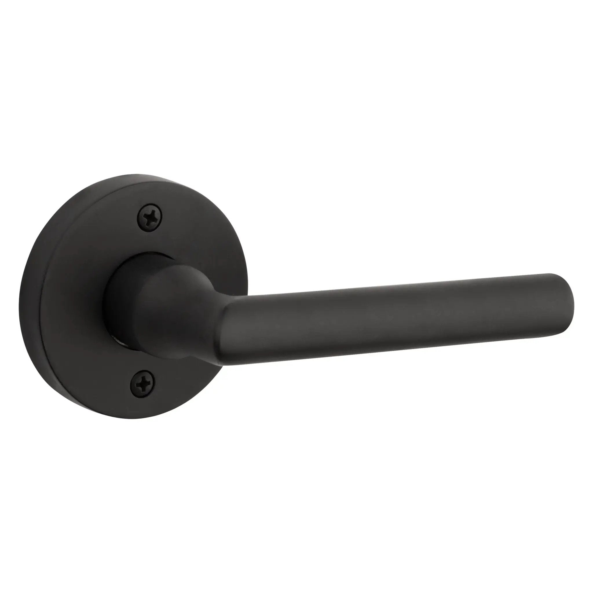 Baldwin Reserve Tube Lever and Contemporary Round Rose by Baldwin