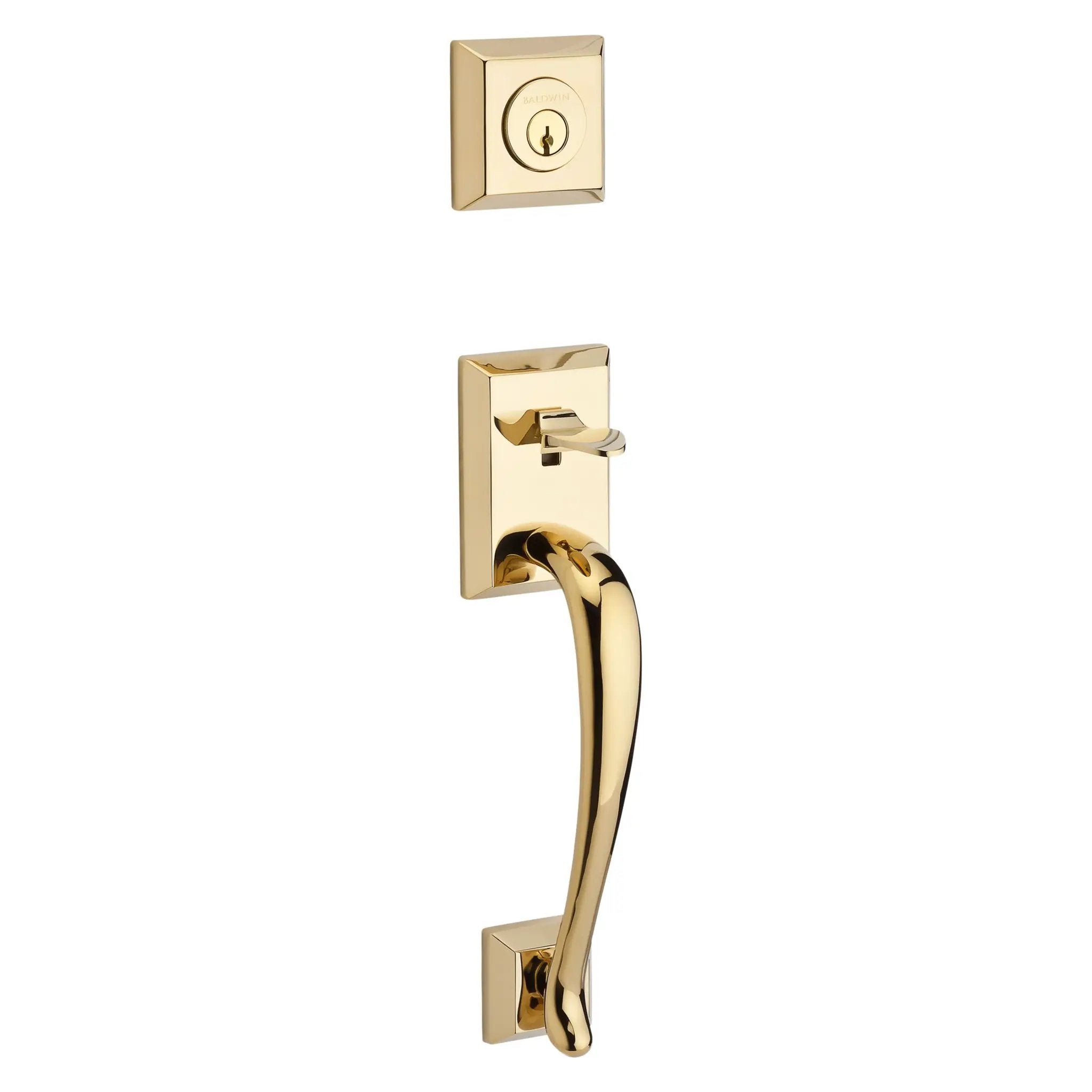Baldwin Reserve Napa Handleset x Federal Lever with Square Interior by Baldwin