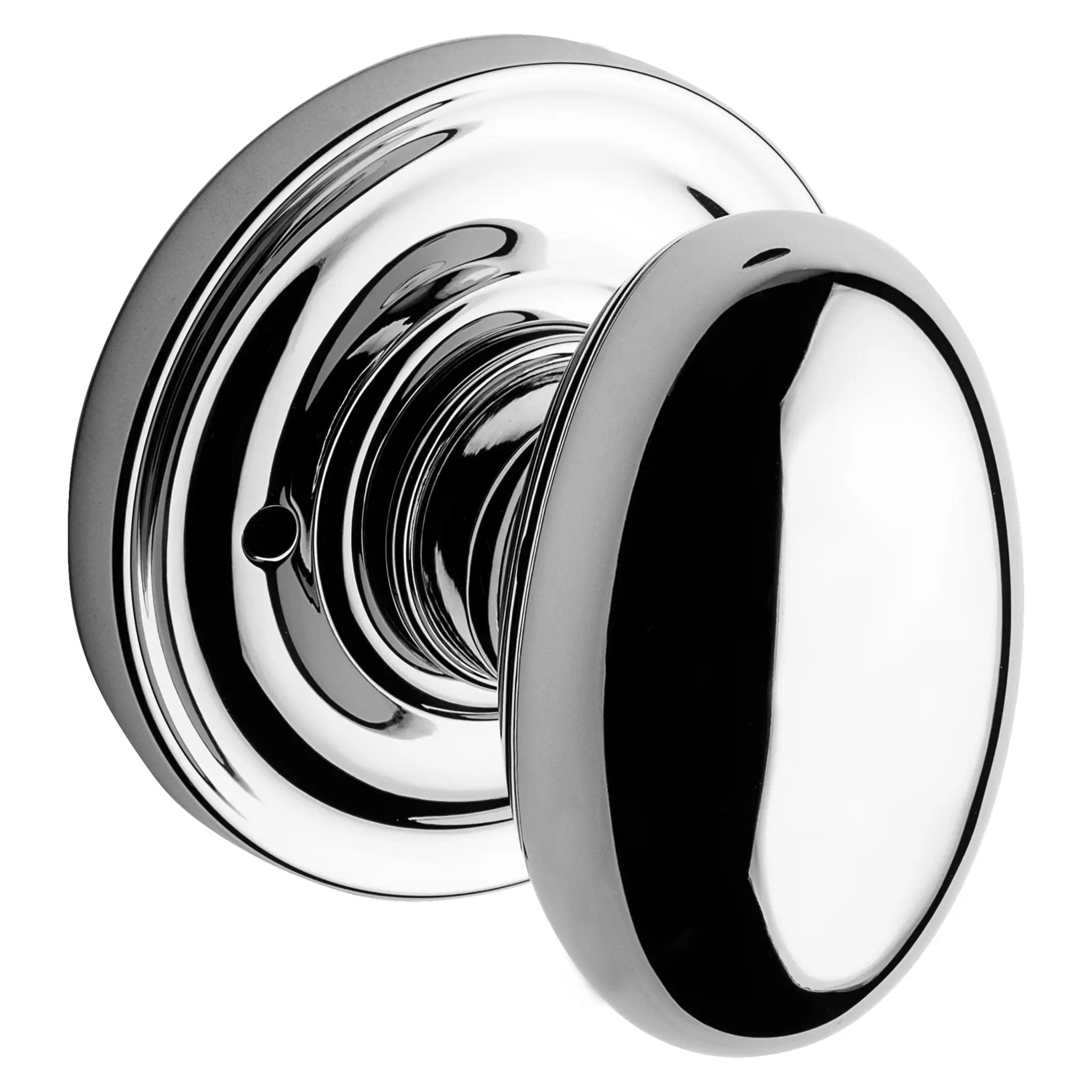 Baldwin Reserve Ellipse Knob and Traditional Round Rose by Baldwin