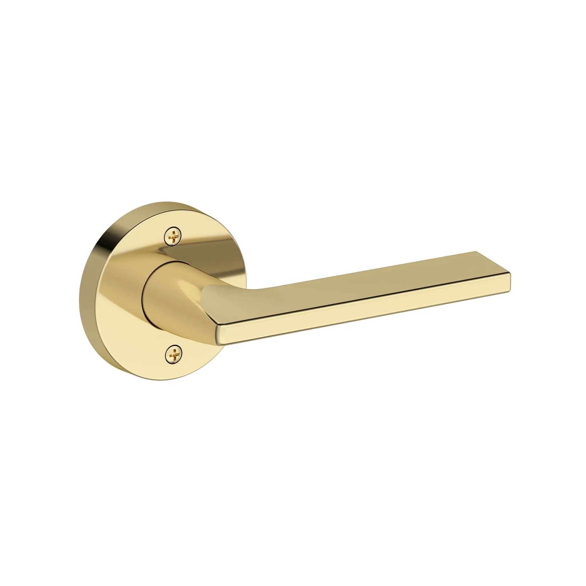 Baldwin Reserve Anaheim Hills Lever with Contemporary Round Rose by Baldwin