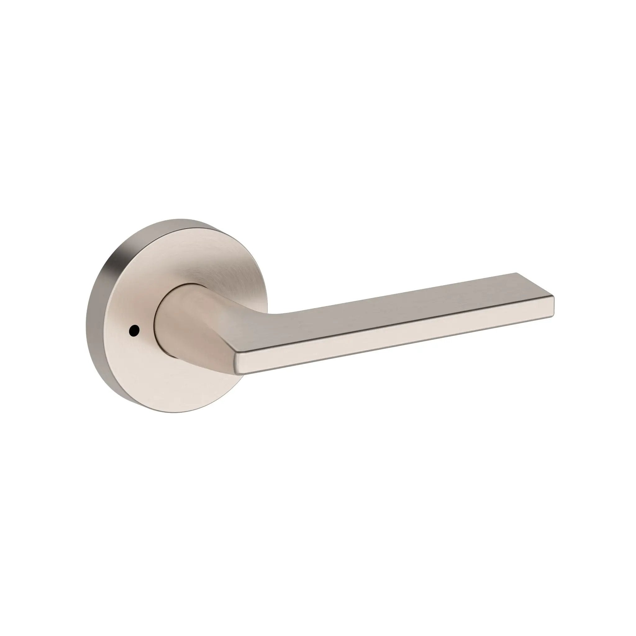 satin nickel door lever