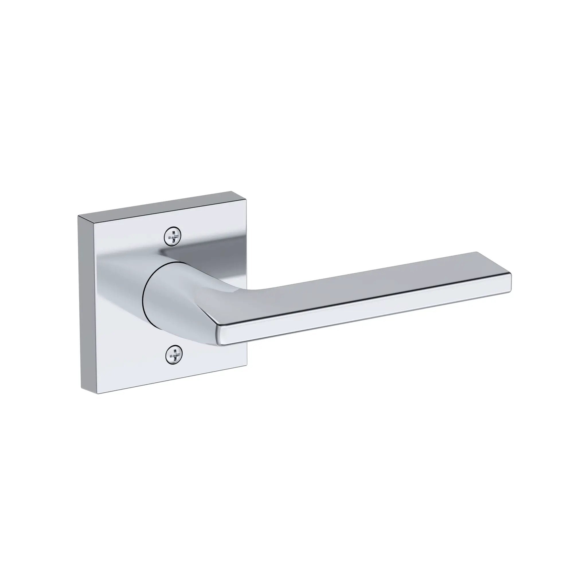 Baldwin Reserve Anaheim Hills Lever with Contemporary Square Rose by Baldwin