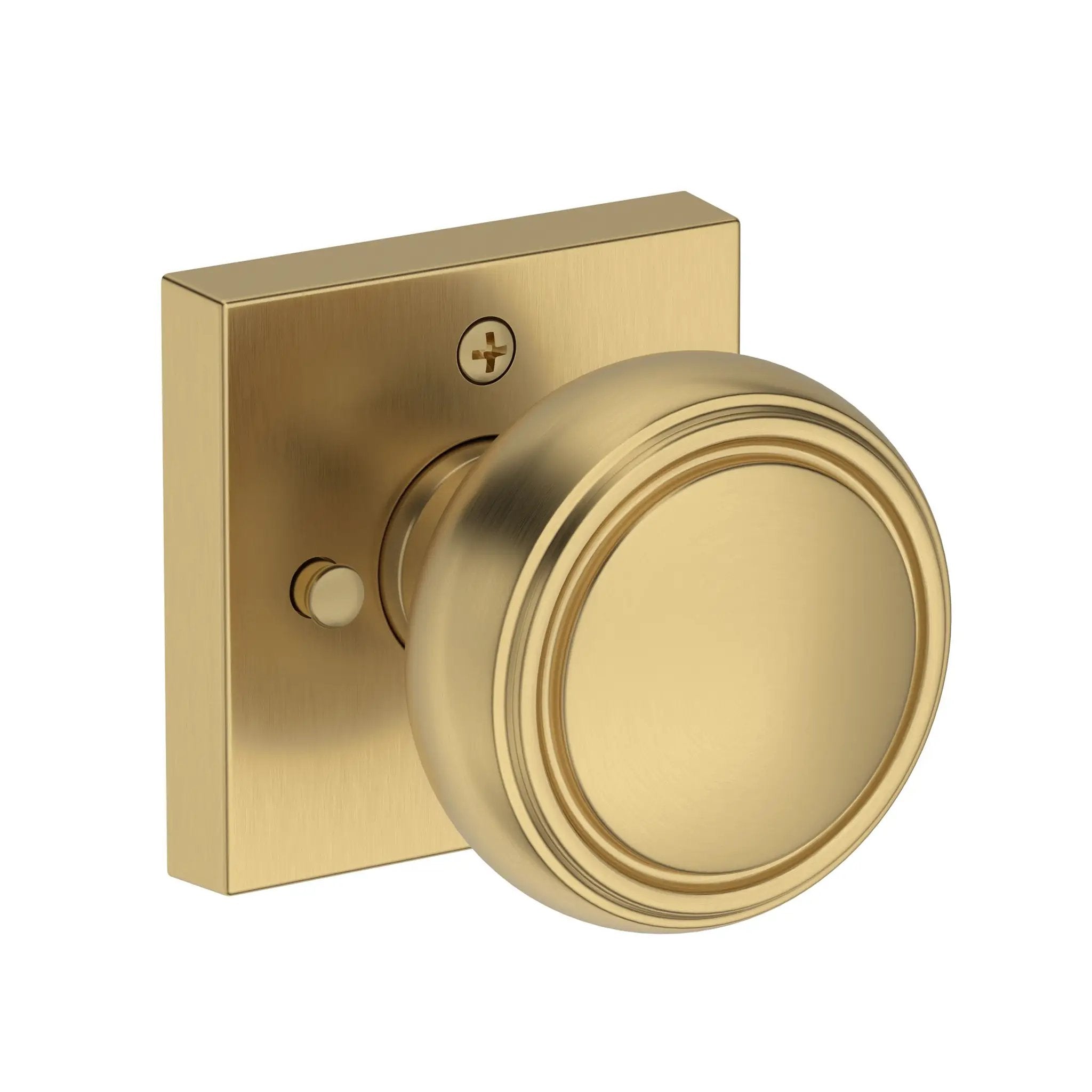Baldwin Reserve Bremerton Knob with Contemporary Square Rose by Baldwin