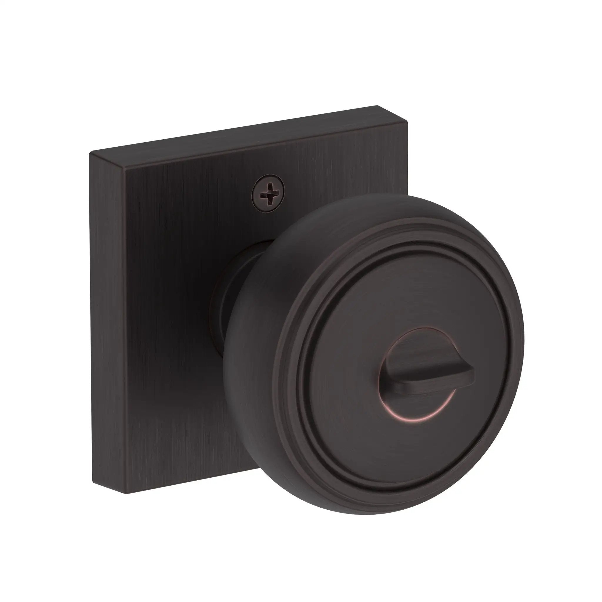 Baldwin Reserve Bremerton Knob with Contemporary Square Rose by Baldwin