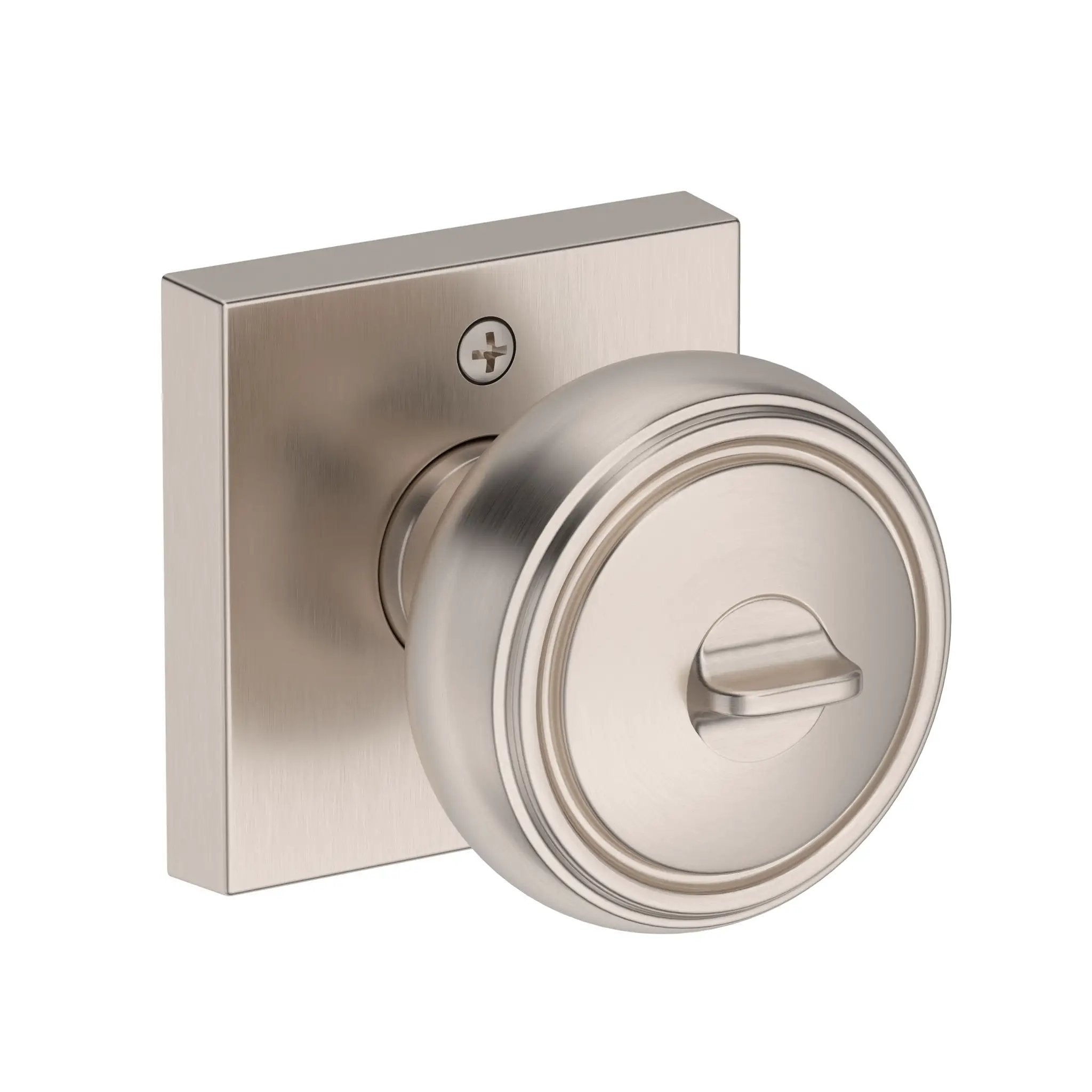 Baldwin Reserve Bremerton Knob with Contemporary Square Rose by Baldwin