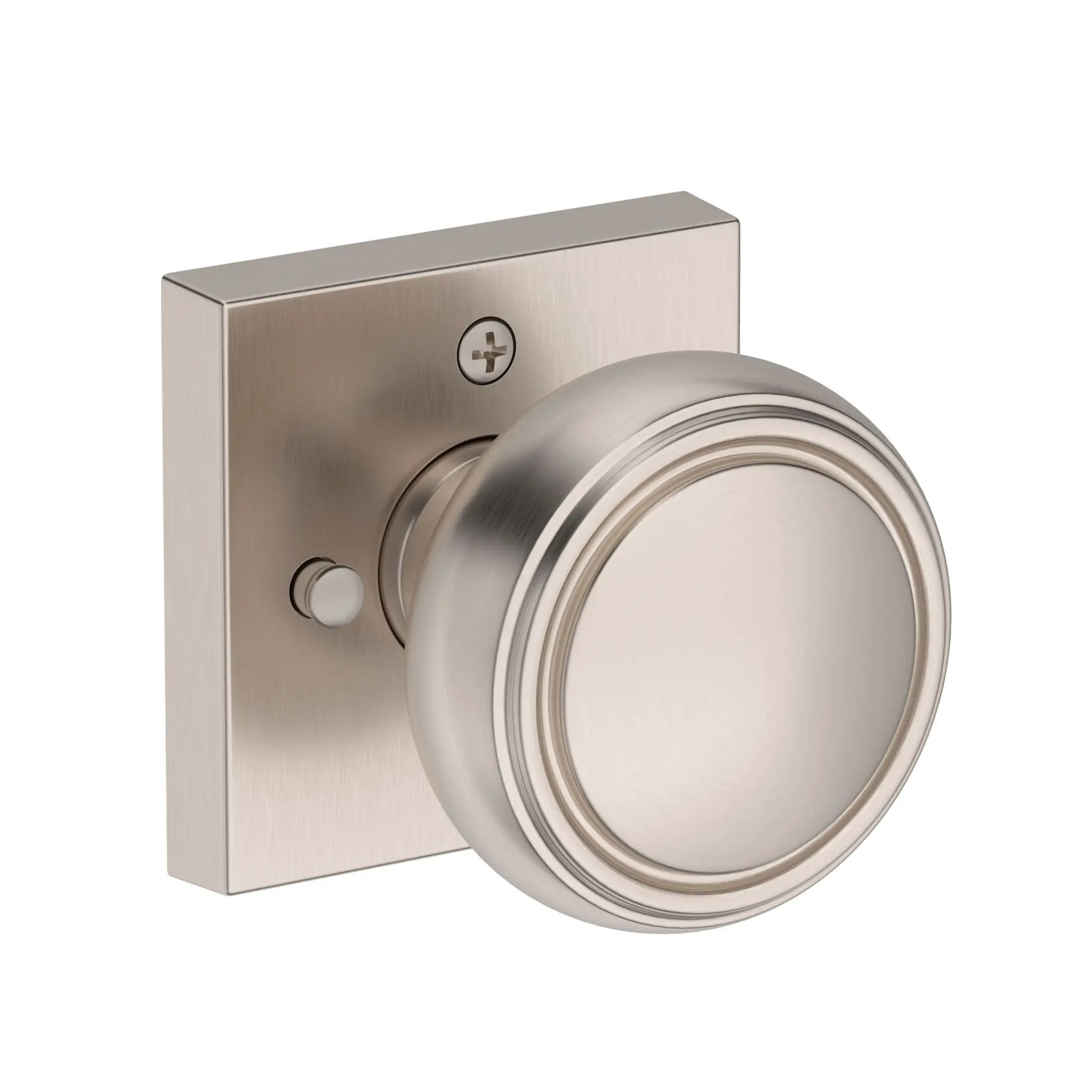Baldwin Reserve Bremerton Knob with Contemporary Square Rose by Baldwin