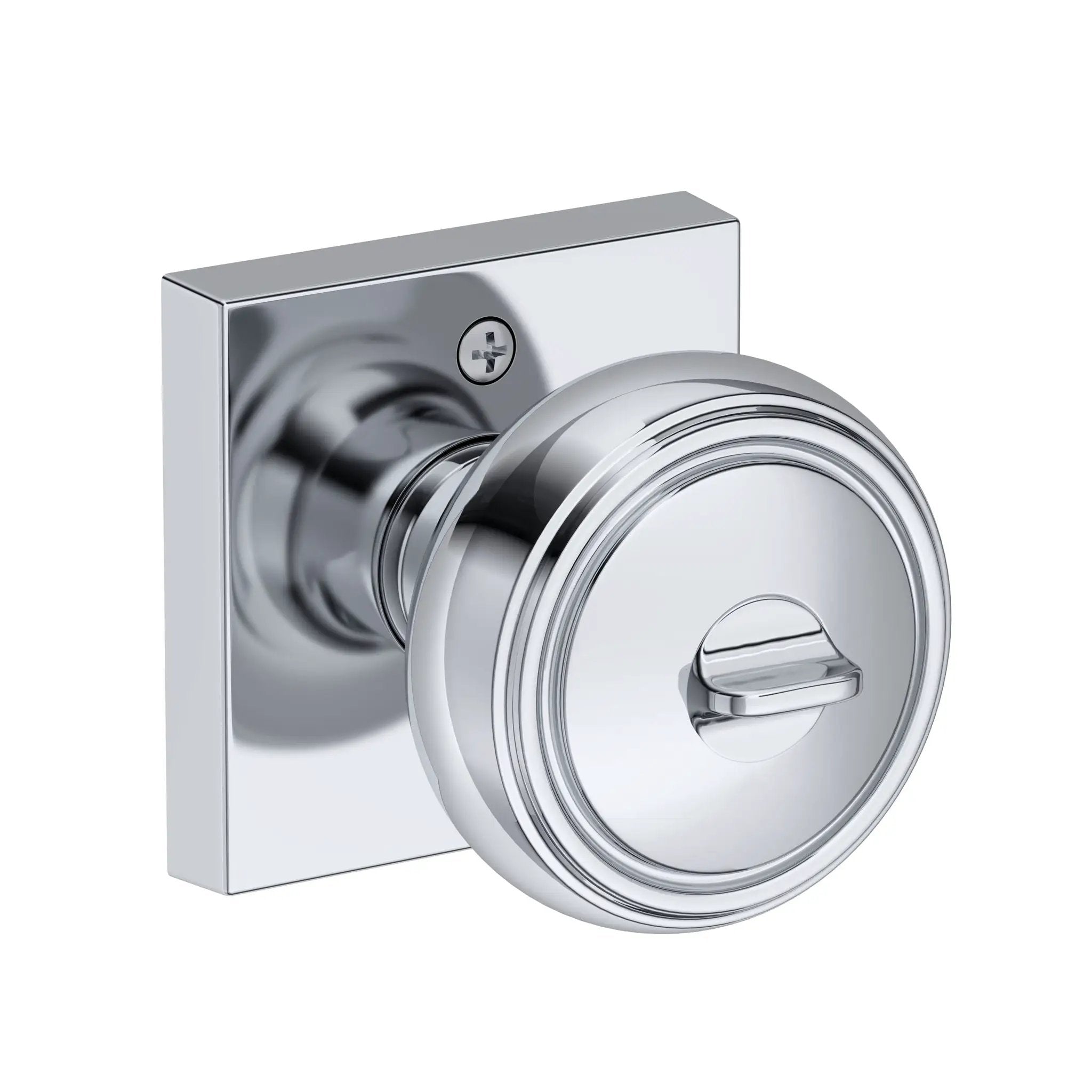 Baldwin Reserve Bremerton Knob with Contemporary Square Rose by Baldwin