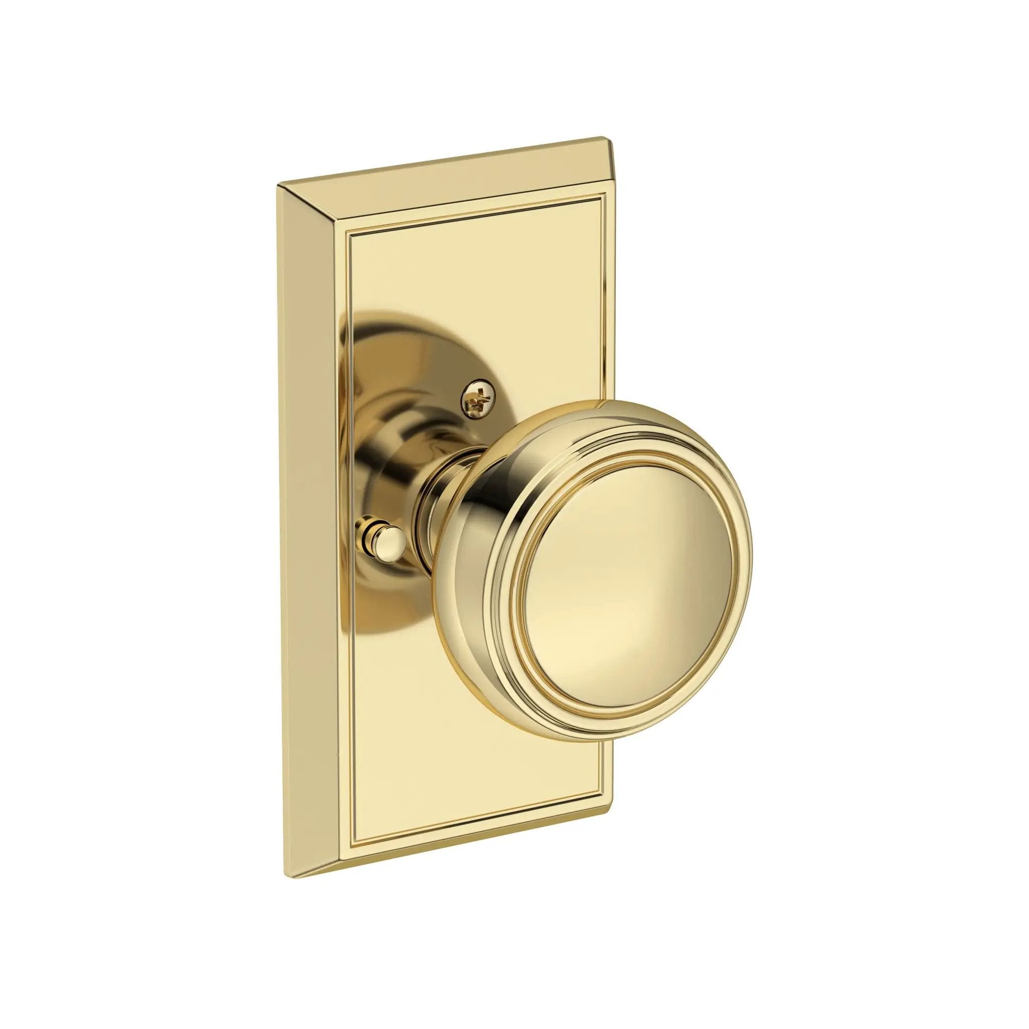 Baldwin Reserve Bremerton Knob with Chamfered 5" Rose by Baldwin