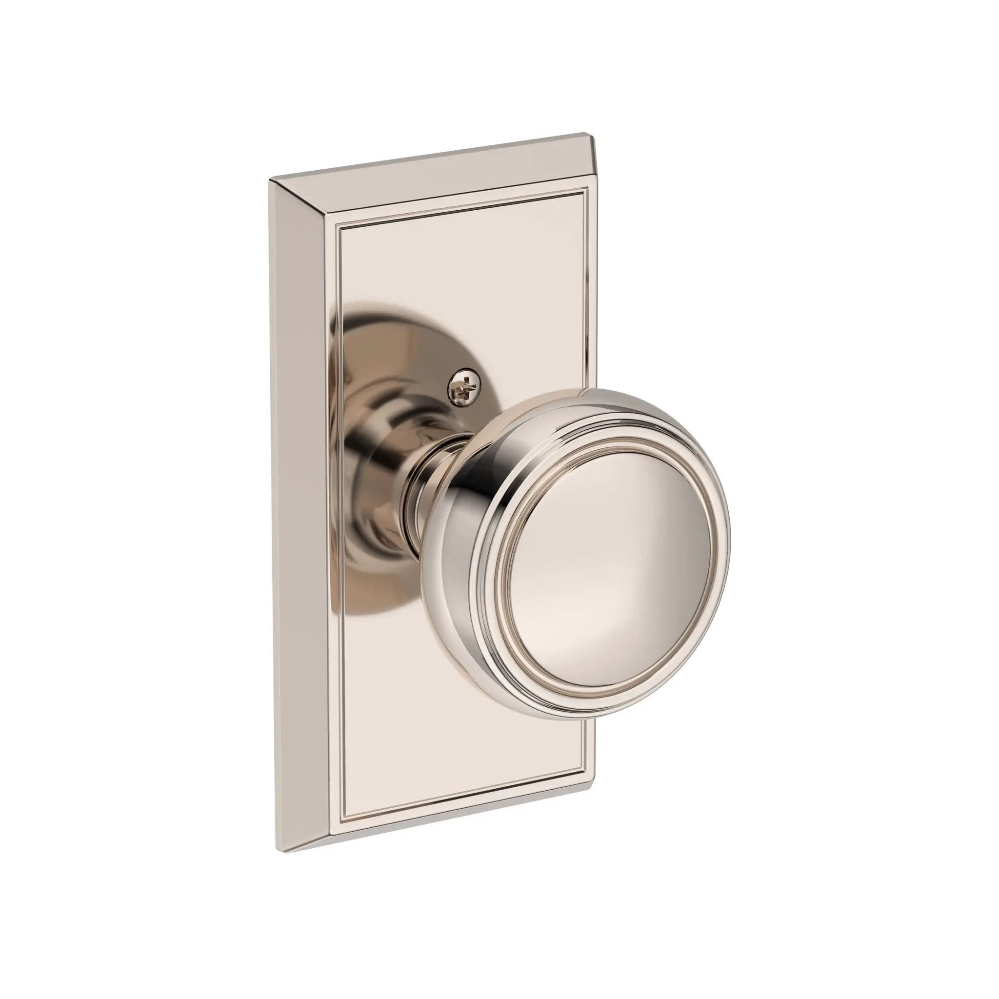 Baldwin Reserve Bremerton Knob with Chamfered 5" Rose by Baldwin