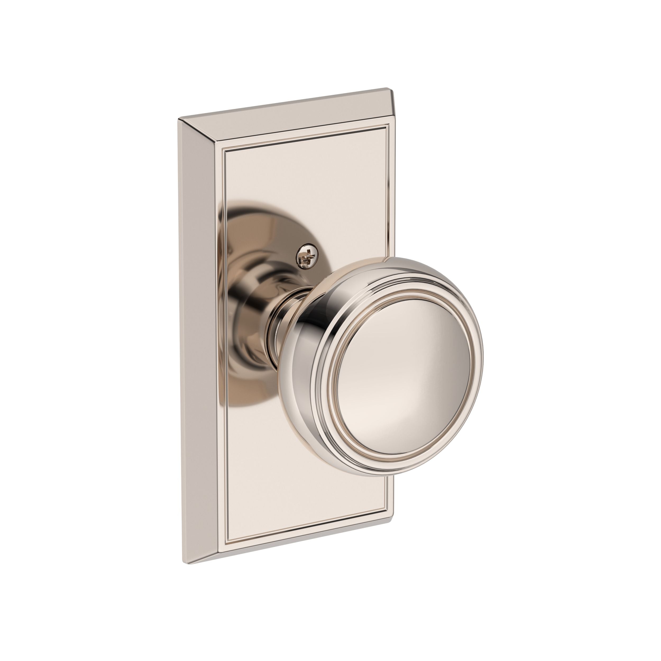 Baldwin Reserve Bremerton Knob with Chamfered 5" Rose
