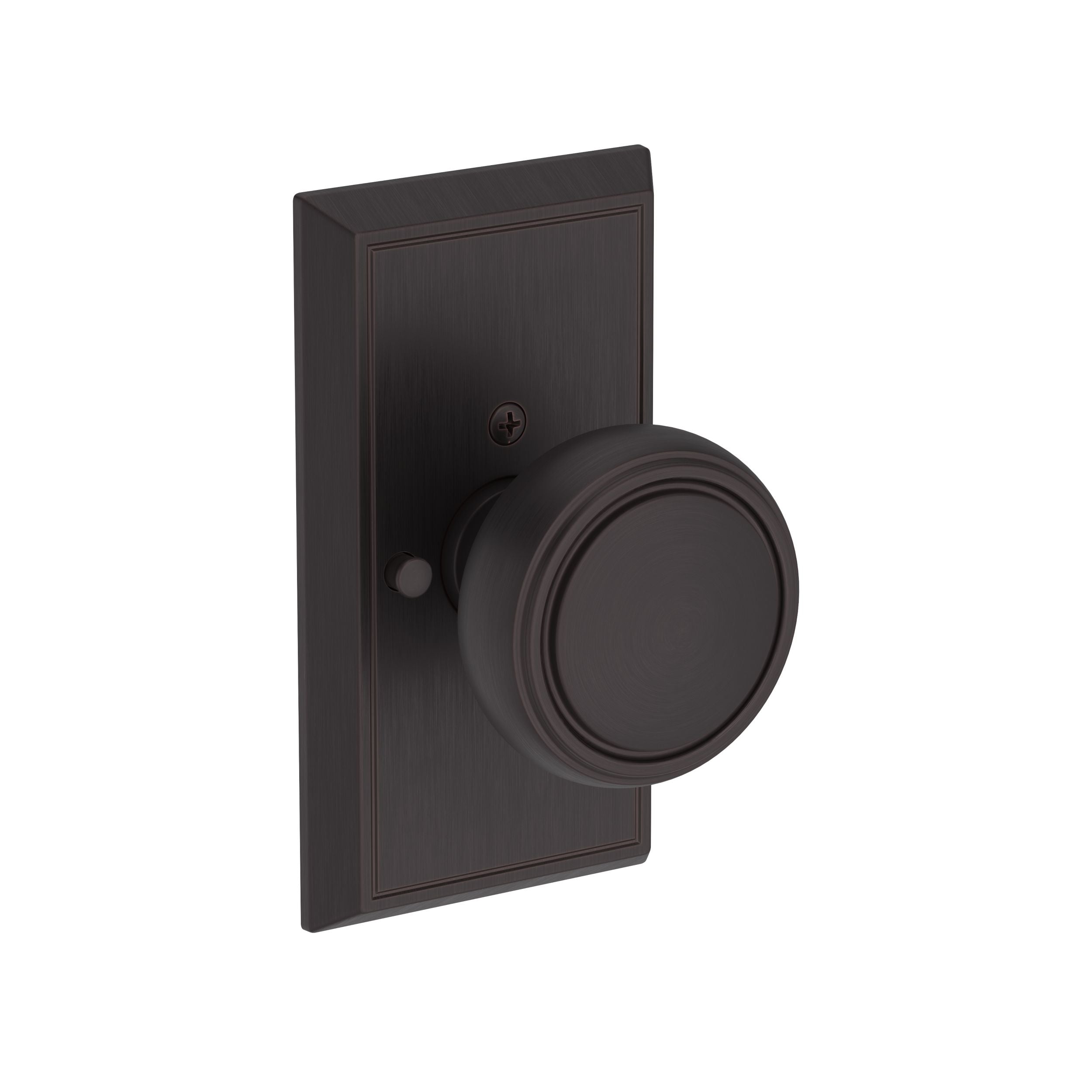 Baldwin Reserve Bremerton Knob with Chamfered 5" Rose