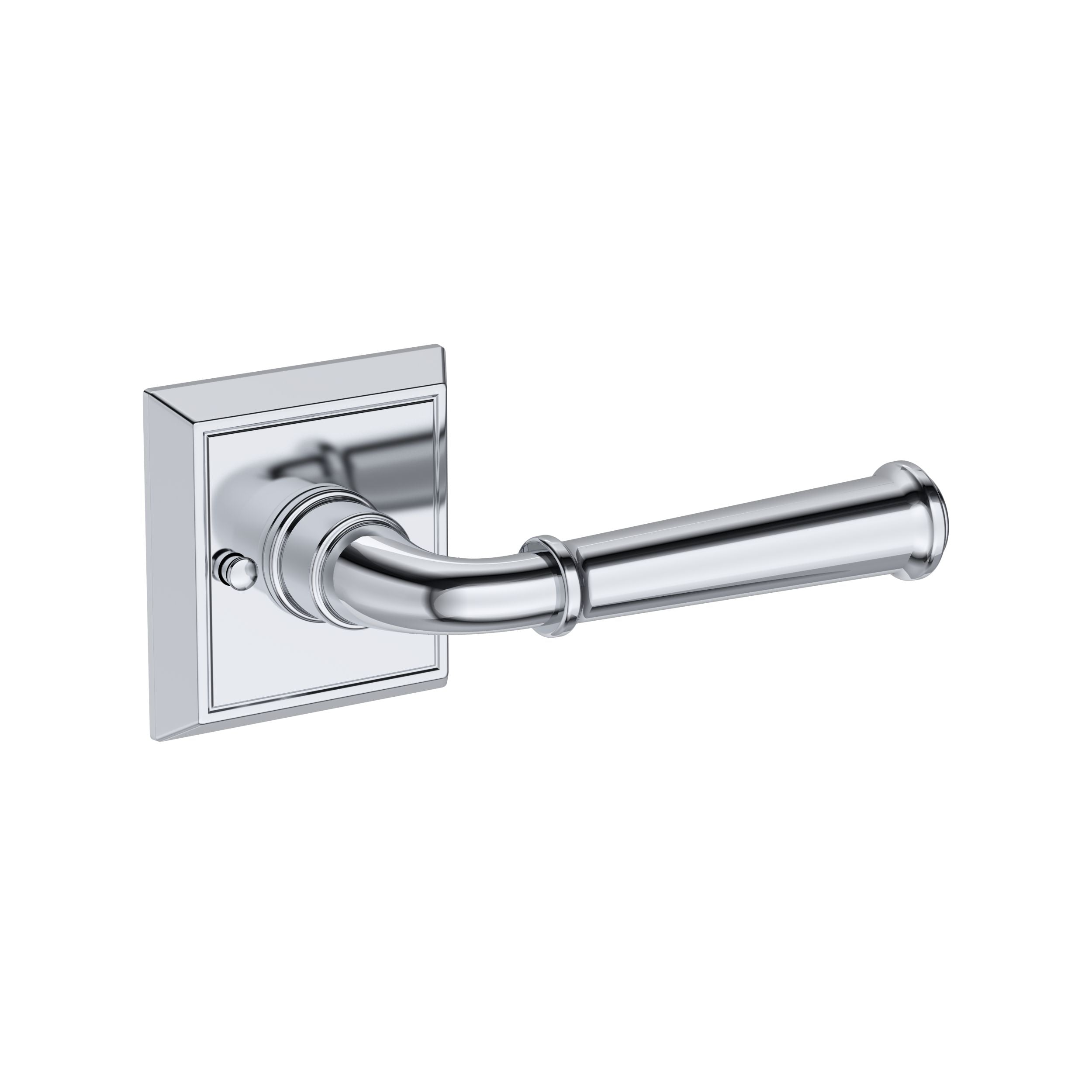 Baldwin Reserve Dunsmoor Lever with Chamfered Square Rose