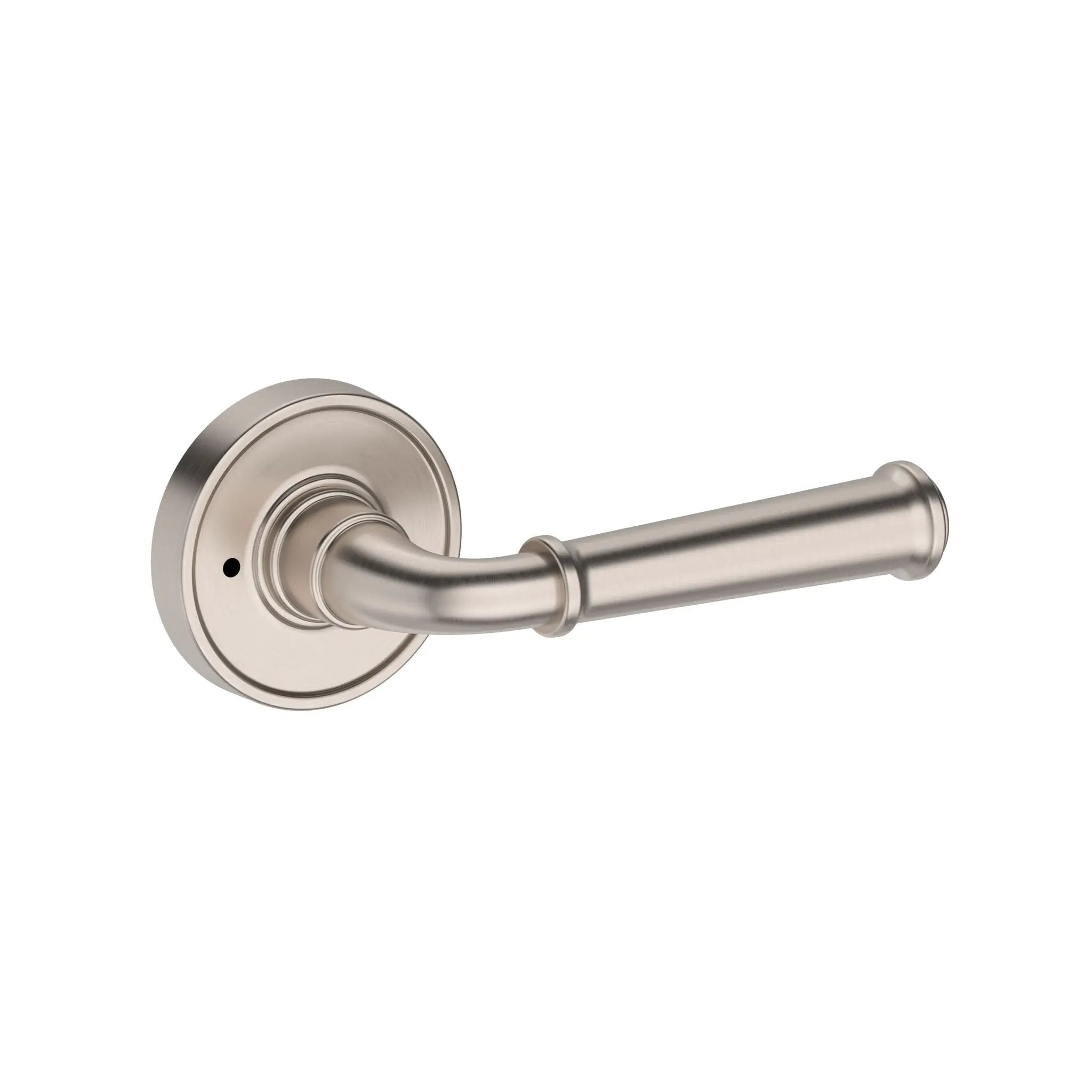 satin nickel door lever