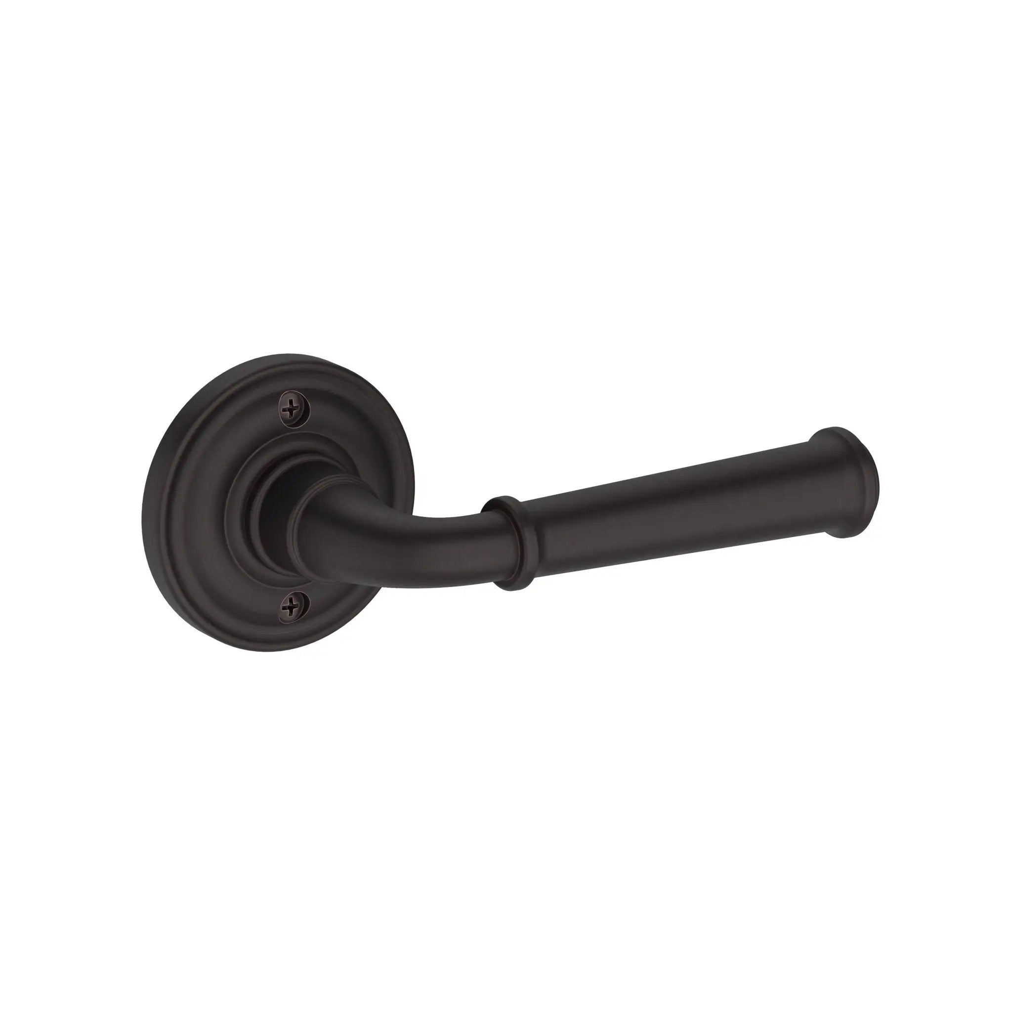 Baldwin Reserve Dunsmoor Lever with Traditional Round Rose by Baldwin