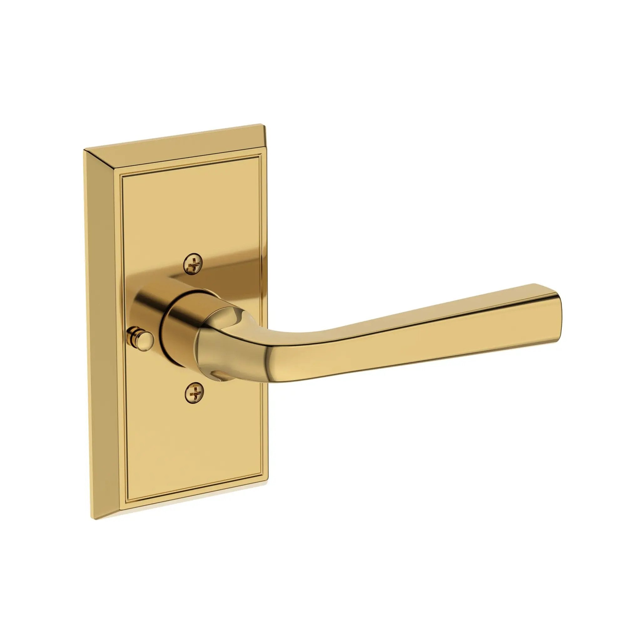 Baldwin Reserve Kingvale Lever with Chamfered 5" Rose by Baldwin