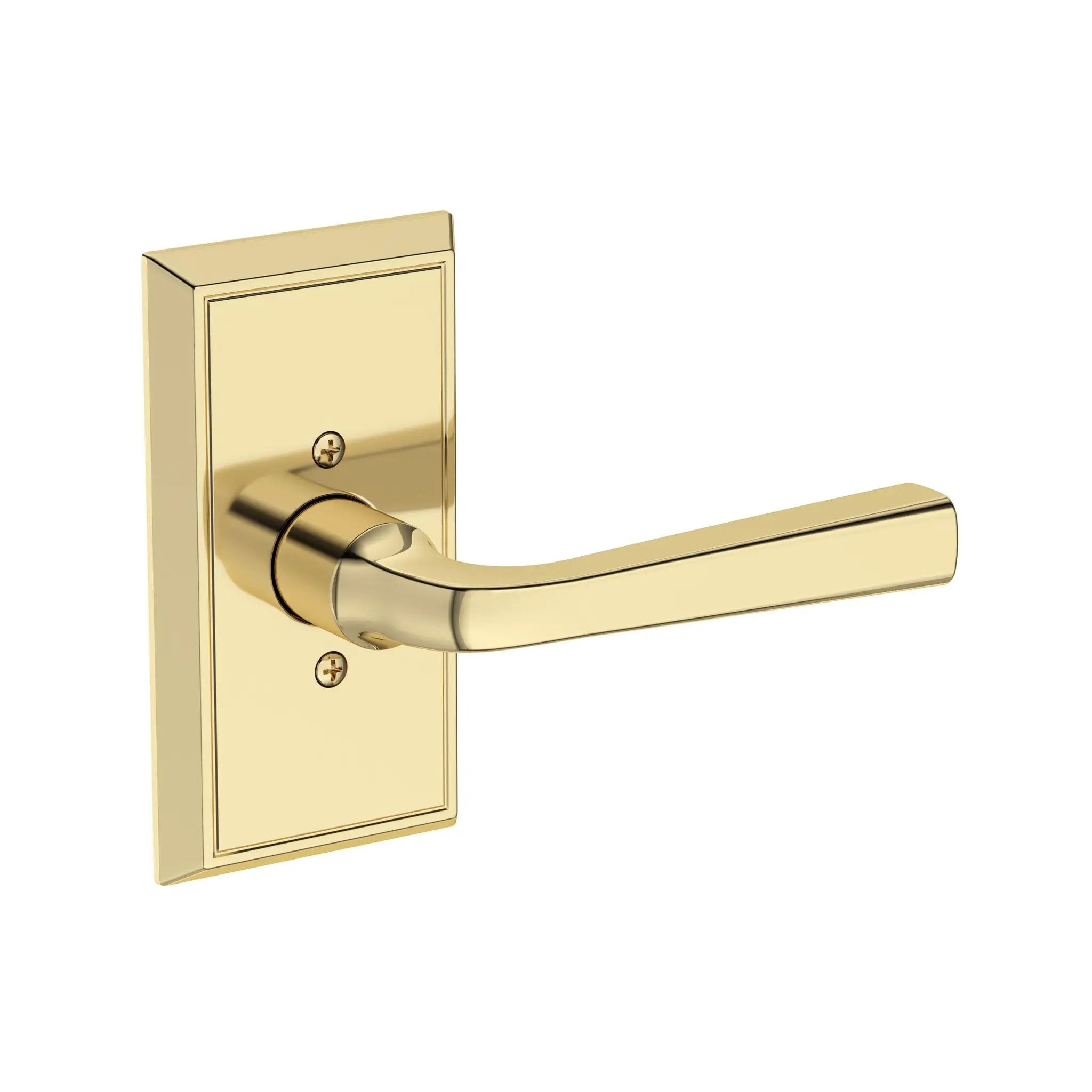 Baldwin Reserve Kingvale Lever with Chamfered 5" Rose by Baldwin