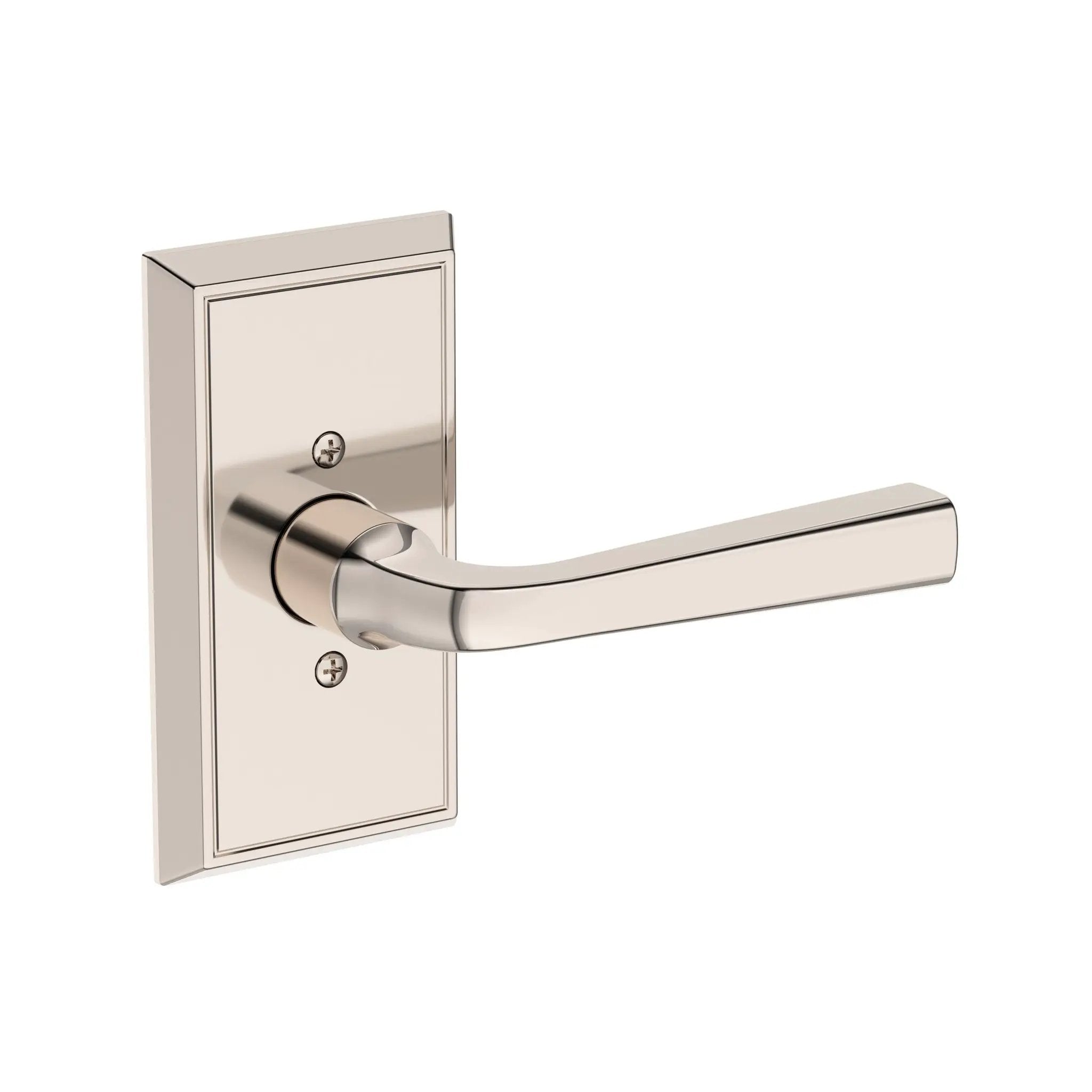 Baldwin Reserve Kingvale Lever with Chamfered 5" Rose by Baldwin