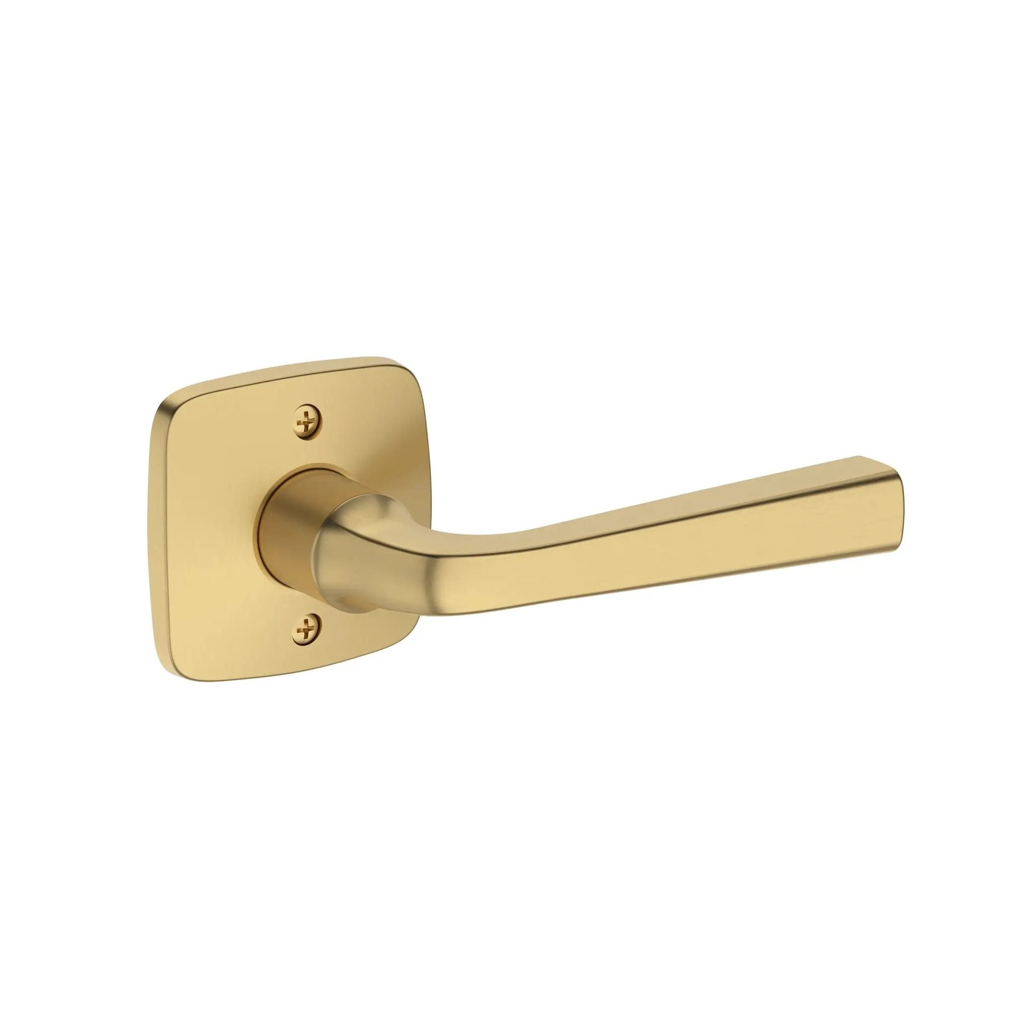 Baldwin Reserve Kingvale Lever with Soft Square Rose by Baldwin