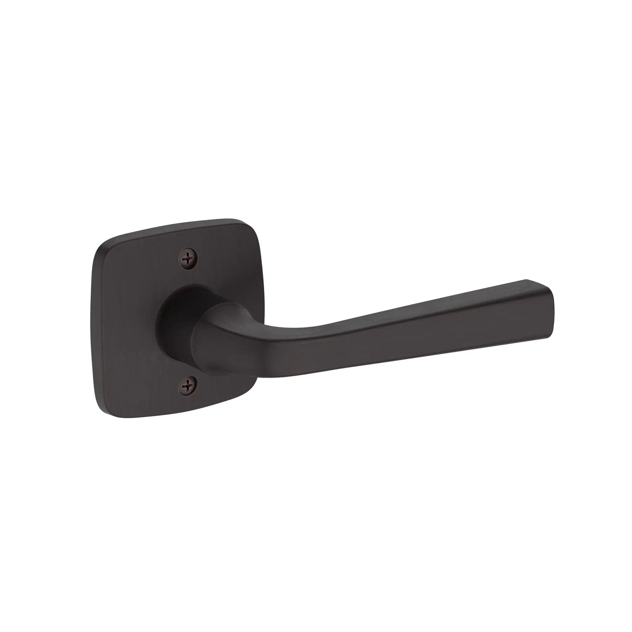 Baldwin Reserve Kingvale Lever with Soft Square Rose by Baldwin