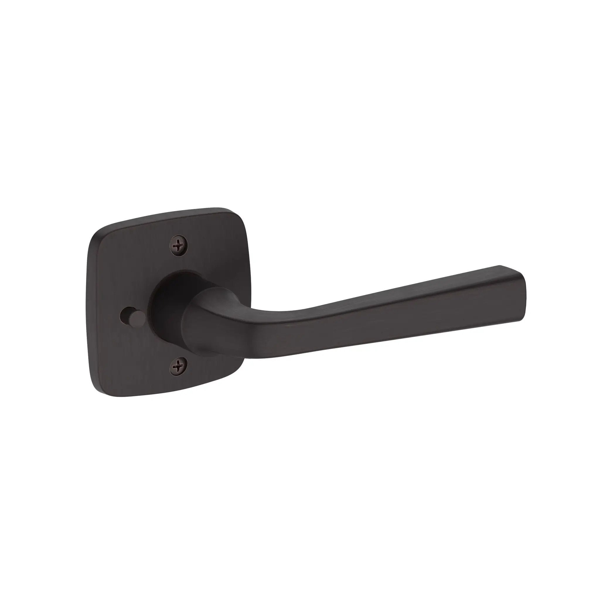 Baldwin Reserve Kingvale Lever with Soft Square Rose by Baldwin