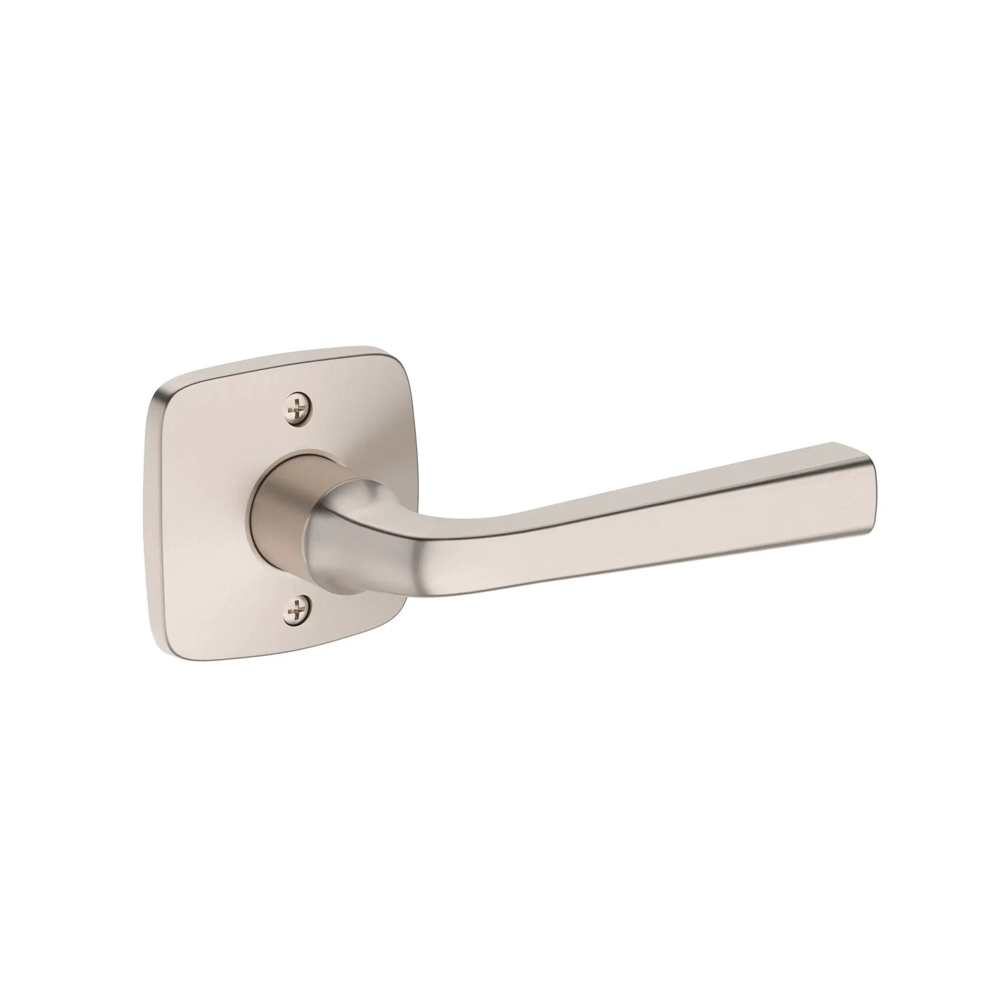 Baldwin Reserve Kingvale Lever with Soft Square Rose by Baldwin