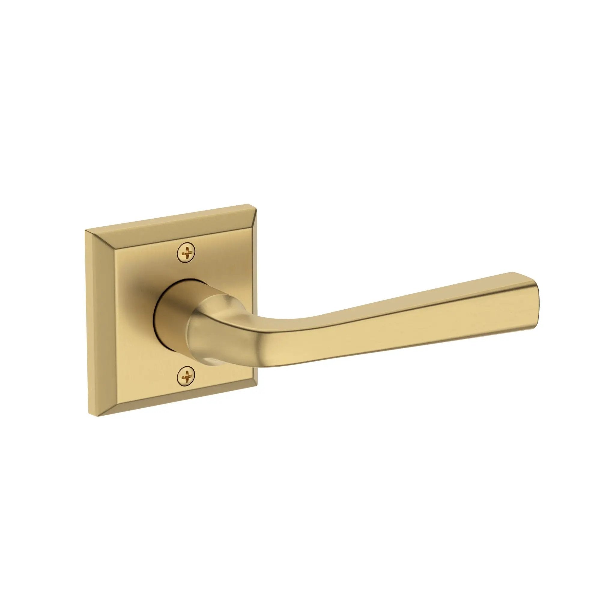 Baldwin Reserve Kingvale Lever with Traditional Square Rose by Baldwin