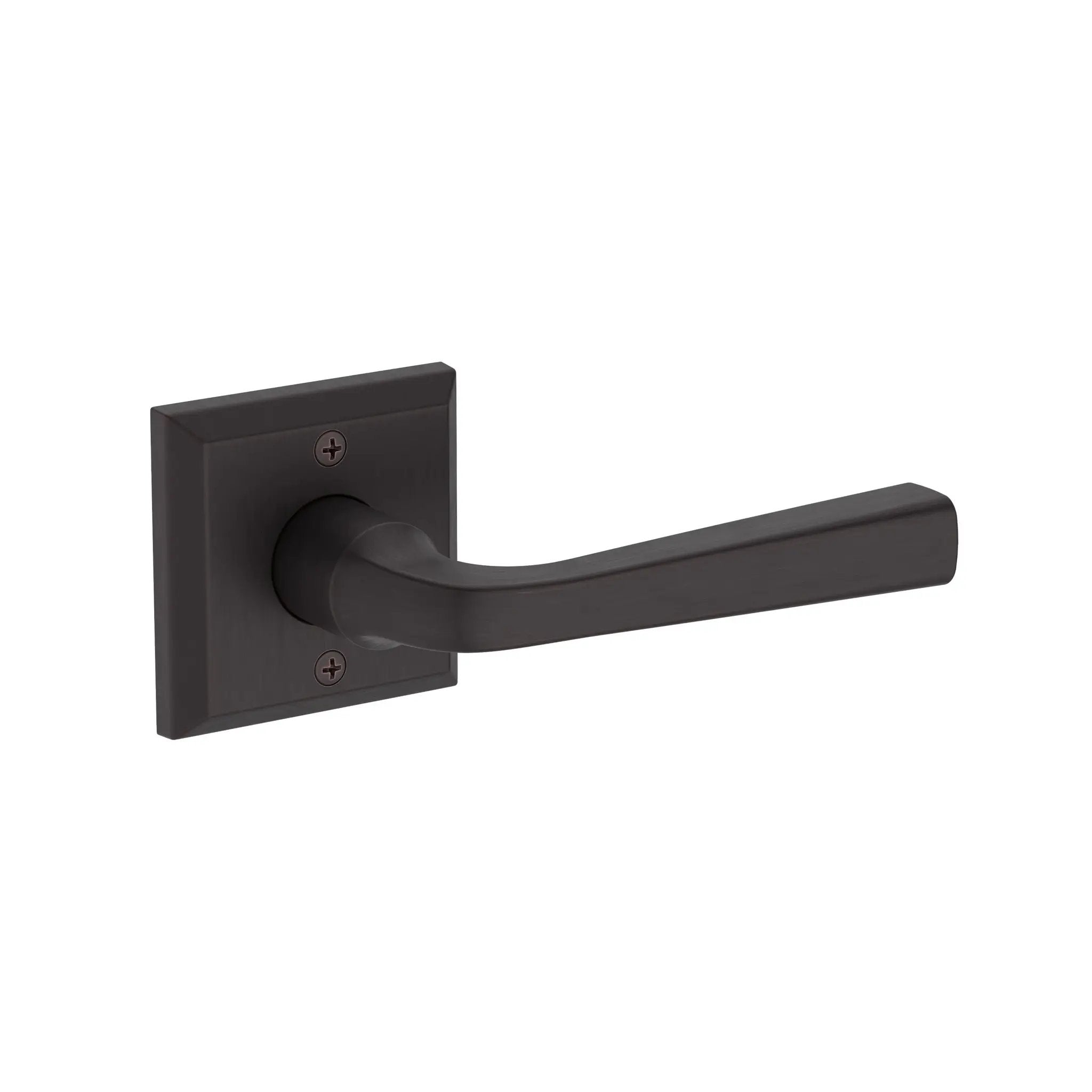 Baldwin Reserve Kingvale Lever with Traditional Square Rose by Baldwin