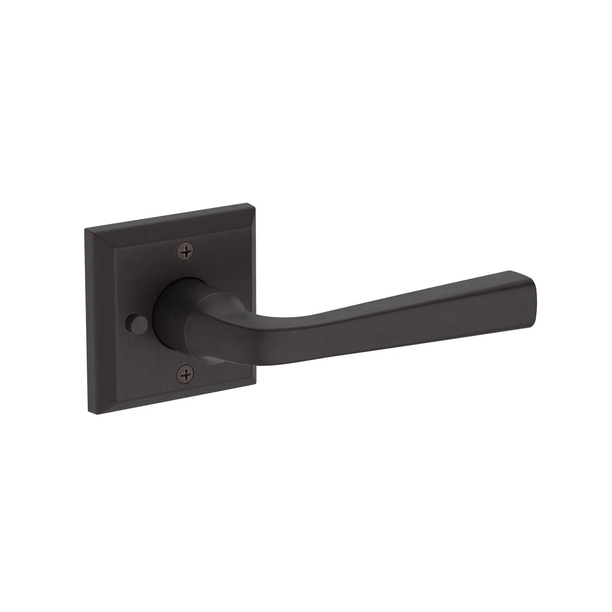 Baldwin Reserve Kingvale Lever with Traditional Square Rose by Baldwin