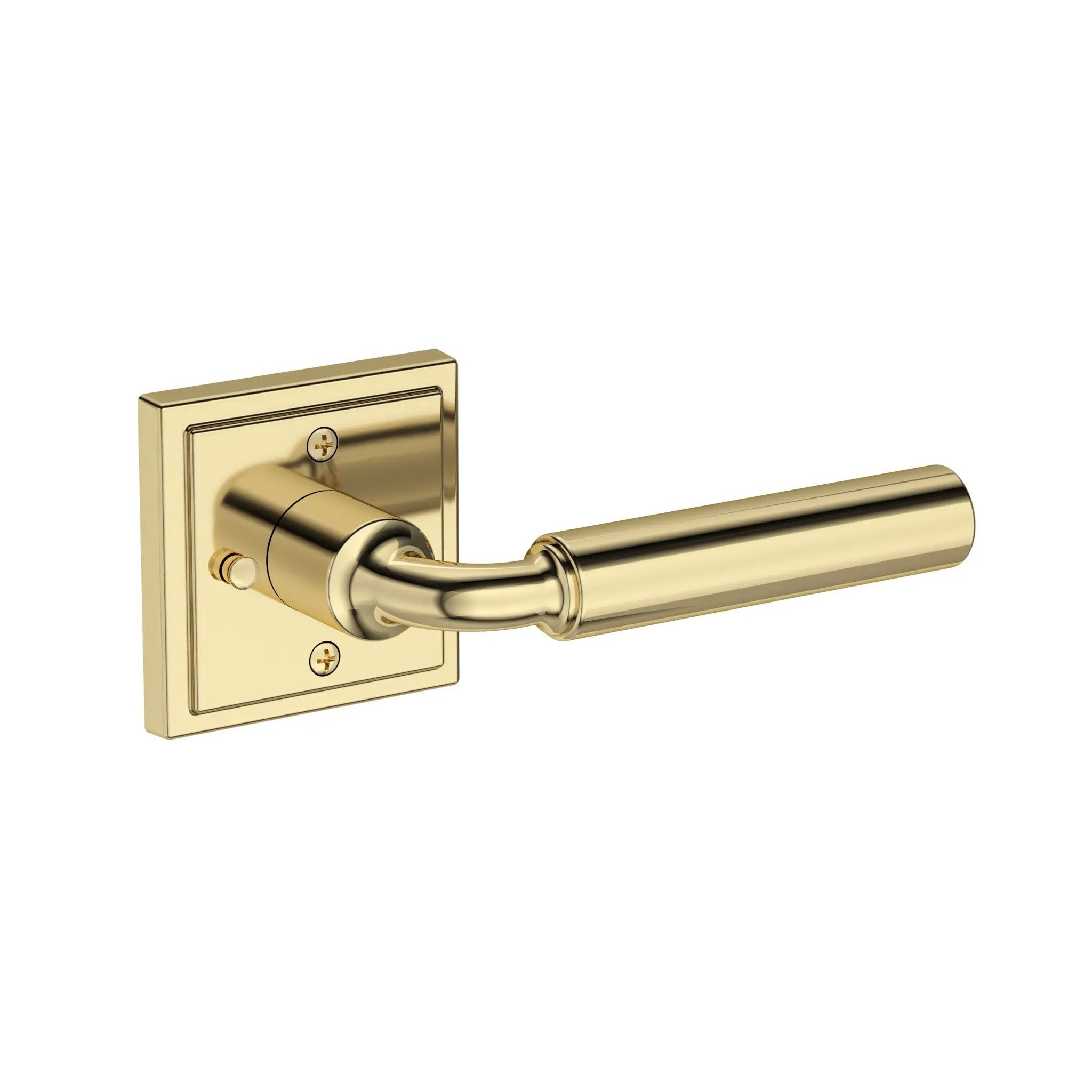 Baldwin Reserve La Conner Lever with Stepped Square Rose by Baldwin