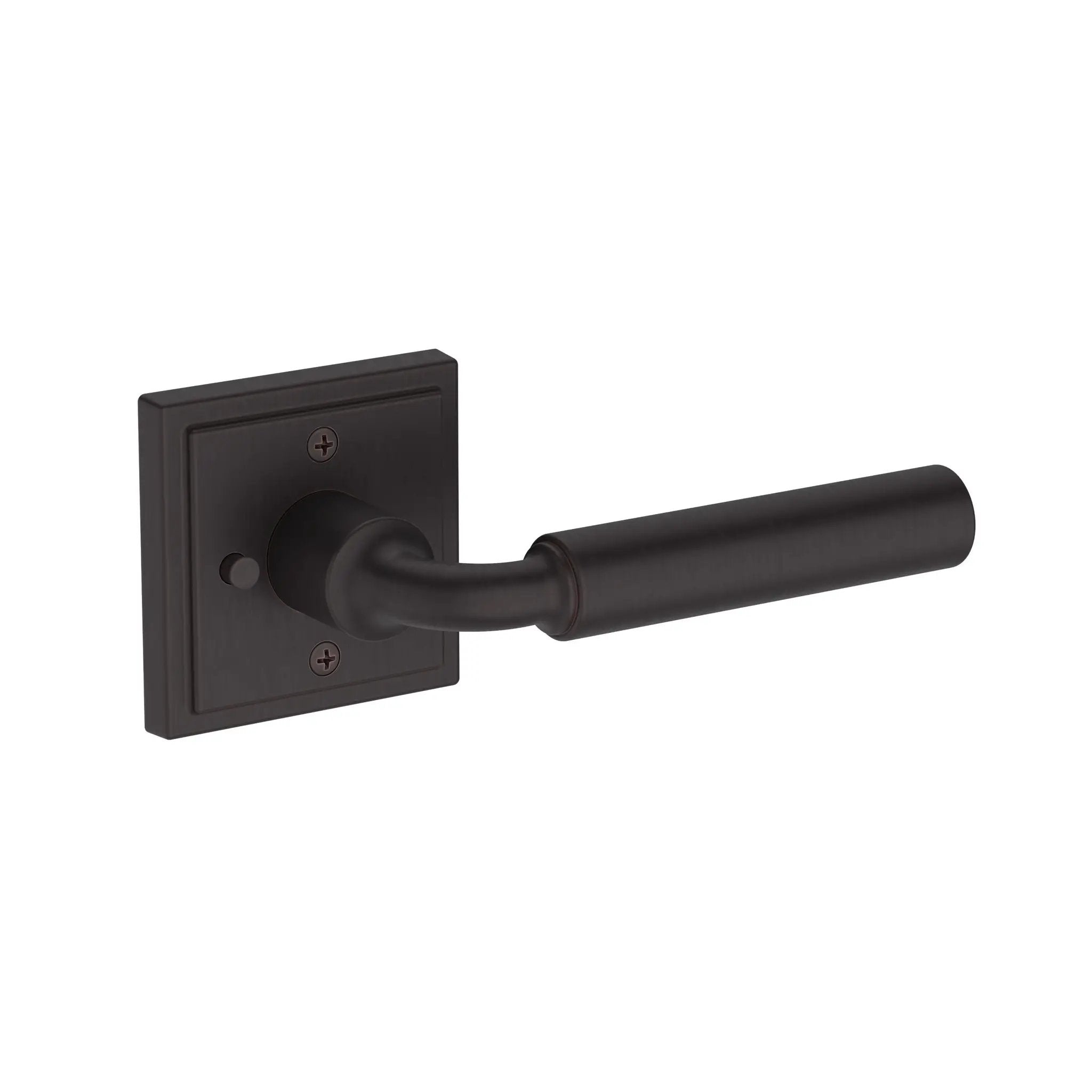 Baldwin Reserve La Conner Lever with Stepped Square Rose by Baldwin